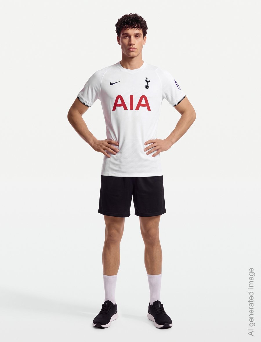 Nike - Tottenham FC Men Nike Dri-Fit Home Jersey 26/27 - fodboldtrøjer - white/binary blue/binary blue - 0