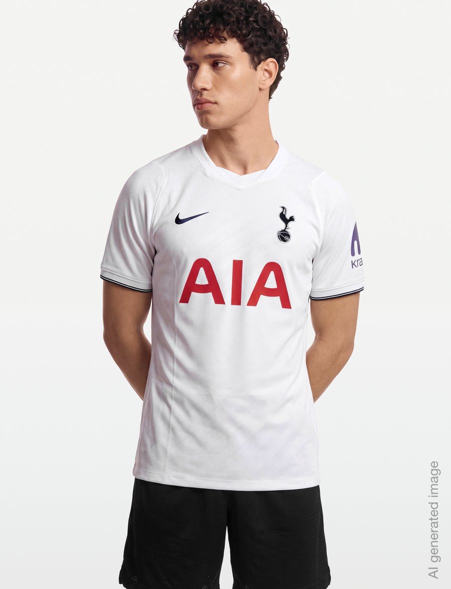 Nike - Tottenham FC Men Nike Dri-Fit Home Jersey 26/27 - fodboldtrøjer - white/binary blue/binary blue - 3