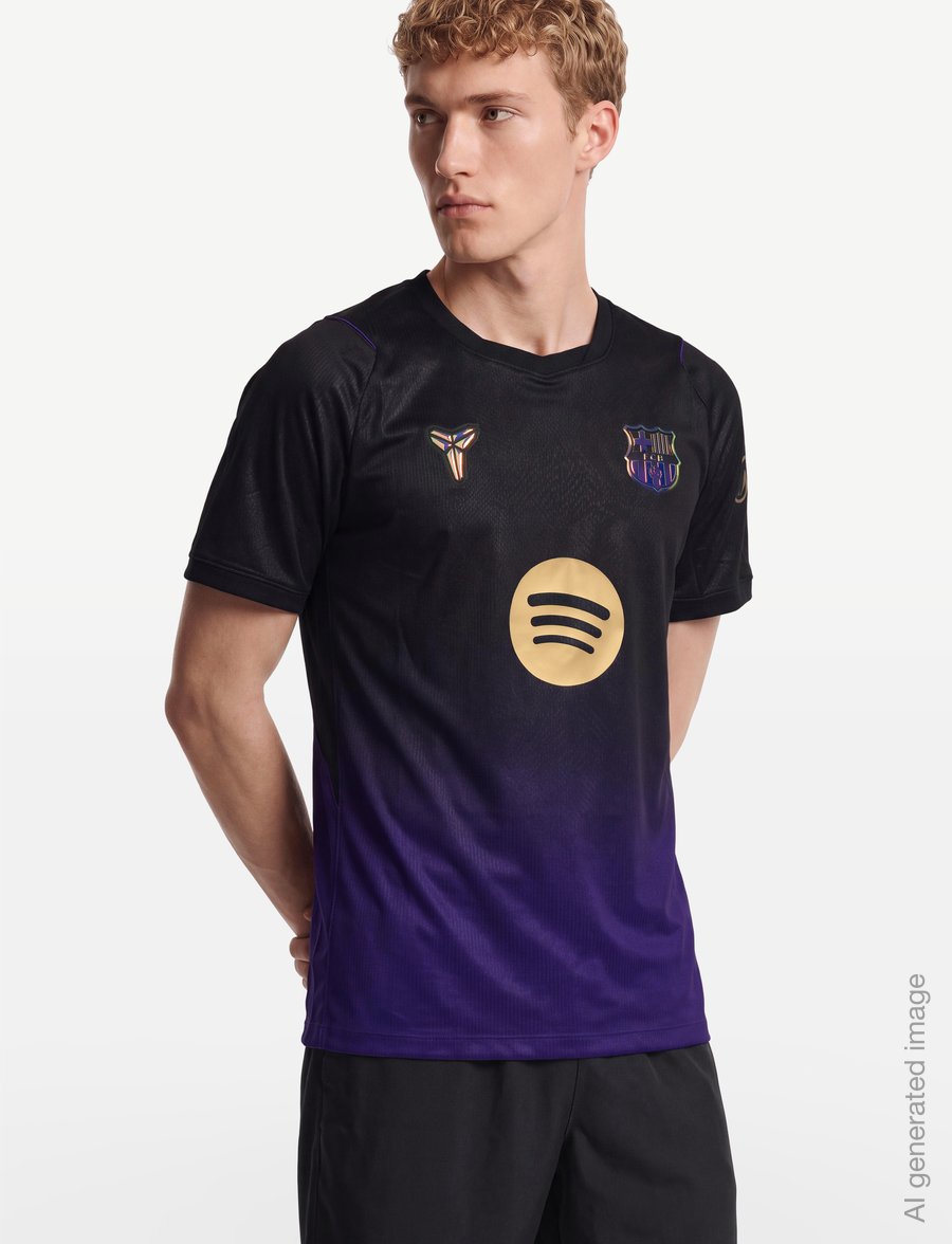 Nike - FC Barcelona Nike Dri-Fit Jersey Away 26/27 - jalgpallisärgid - field purple/field purple/meta - 3