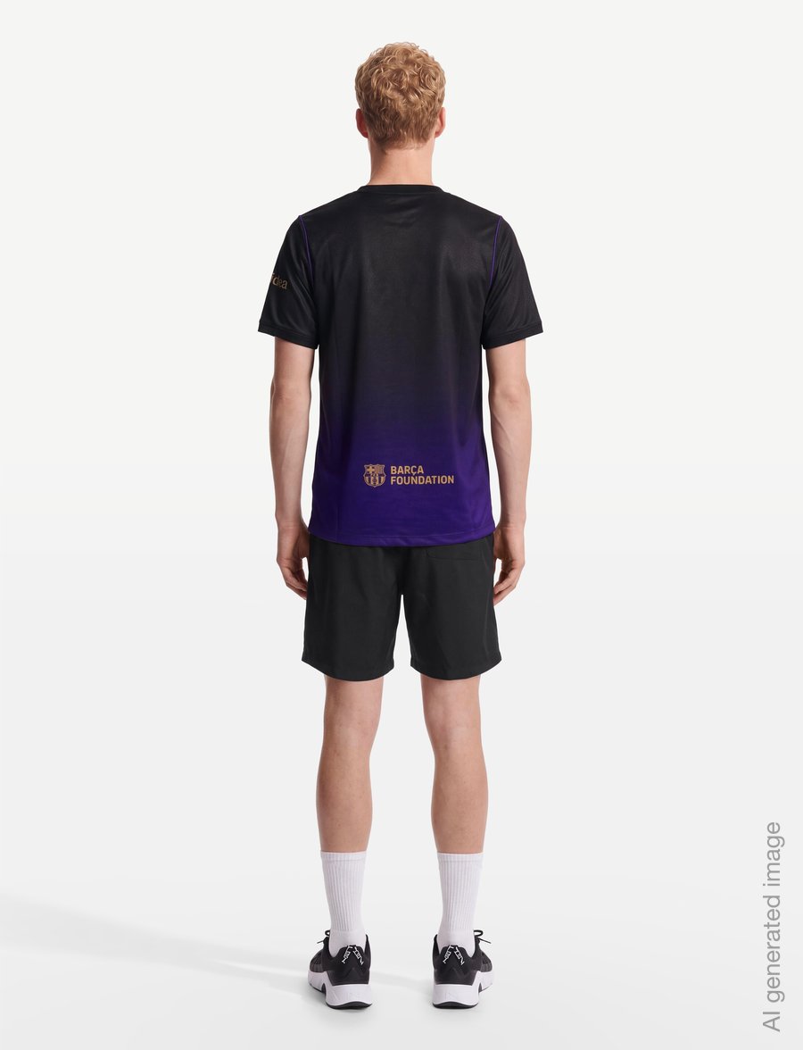 Nike - FC Barcelona Nike Dri-Fit Jersey Away 26/27 - jalgpallisärgid - field purple/field purple/meta - 4
