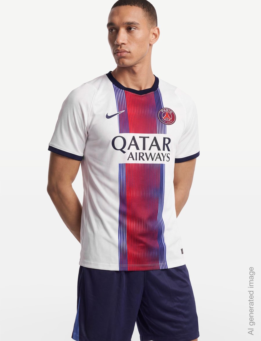 Nike - Paris Saint-Germain 2026/27 Stadium Away - fotbollströjor - white/college navy/college nav - 3