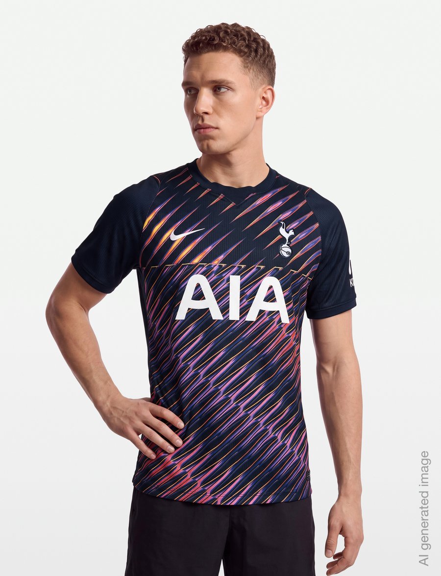 Nike - Tottenham 2026/27 Men's Stadium Away Jersey - football shirts - obsidian/white/white - 3