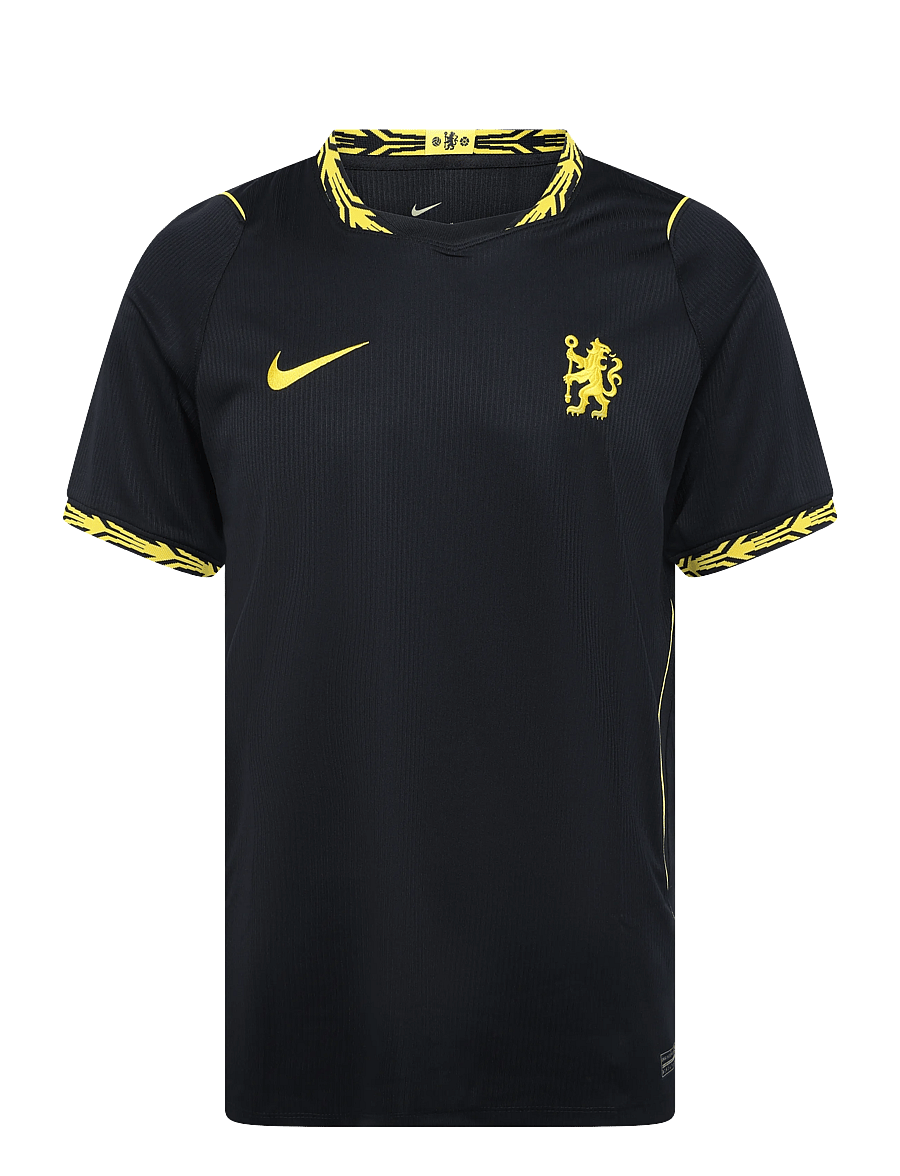 Nike - Chelsea FC Nike Dri-Fit Away Jersey 26/27 - fußballoberteile - black/midwest gold/midwest gol - 0