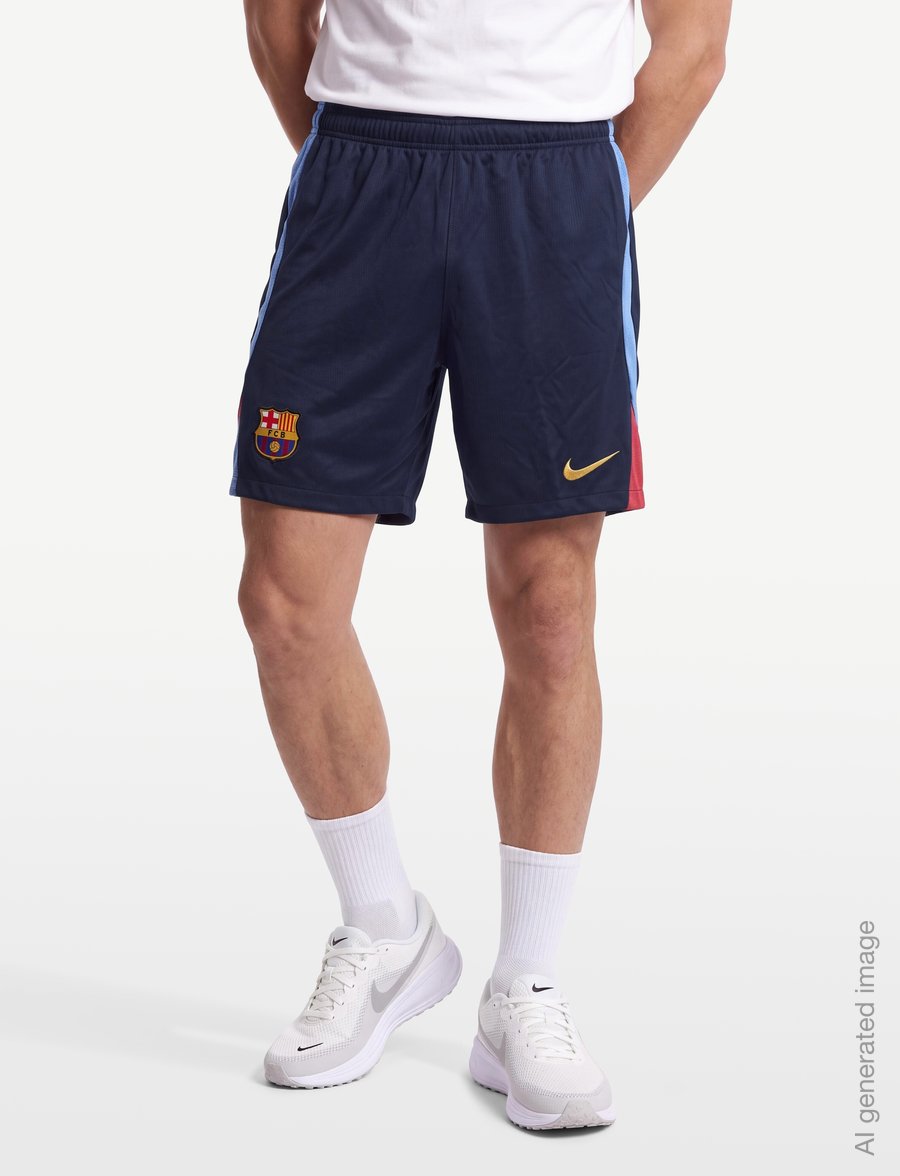 Nike - F.C. Barcelona 2026/27 Stadium Home Men's Nike Dri-FIT Football Replica Shorts - træningsshorts - blackened blue/mineral yellow - 3