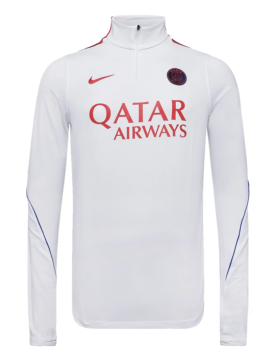 Nike - Paris Saint-Germain Strike Drill Top - pikkade varrukatega alussärgid - white/global red/global red - 0
