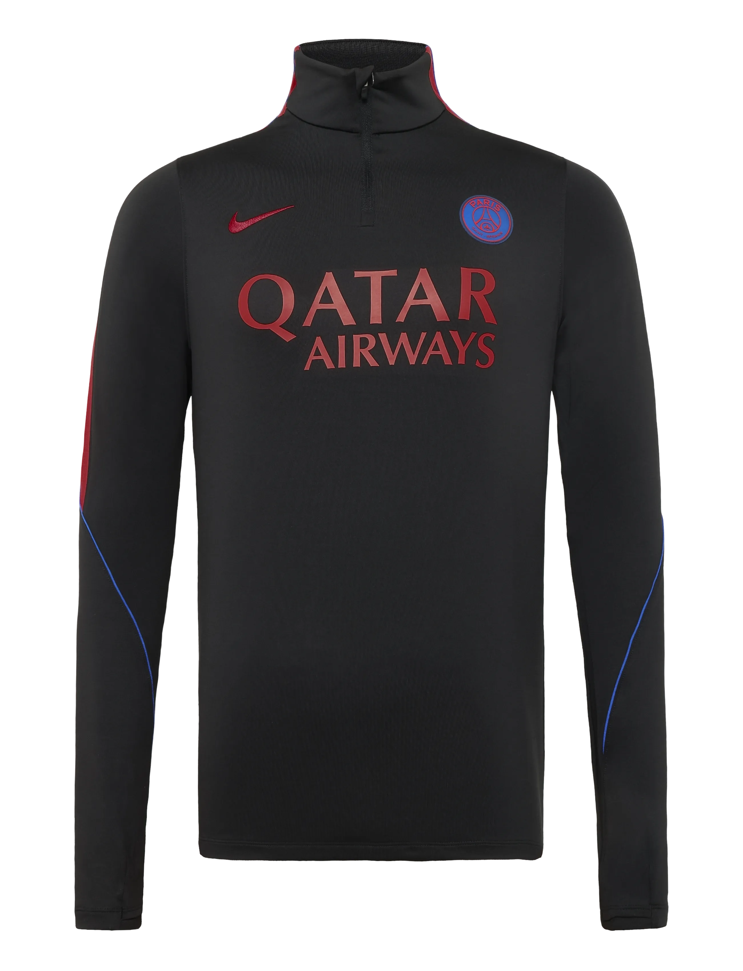 Nike Paris Saint-Germain Strike Drill Top, L, Sport Oberteile, Schwarz - Long Sleeved Männerswear