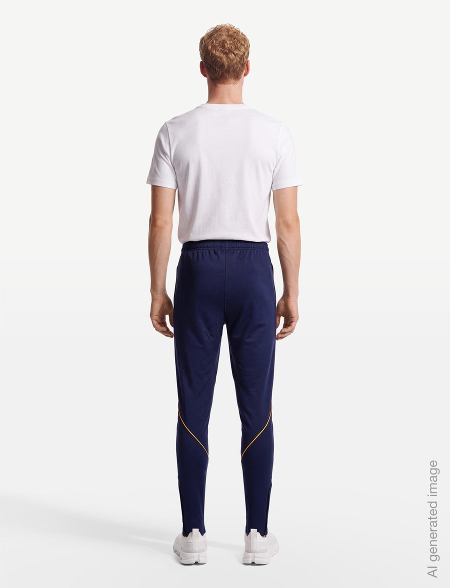 Nike - F.C. Barcelona Strike Men's Nike Dri-FIT Football Knit Pants - sportbroeken - blackened blue/noble red/miner - 4