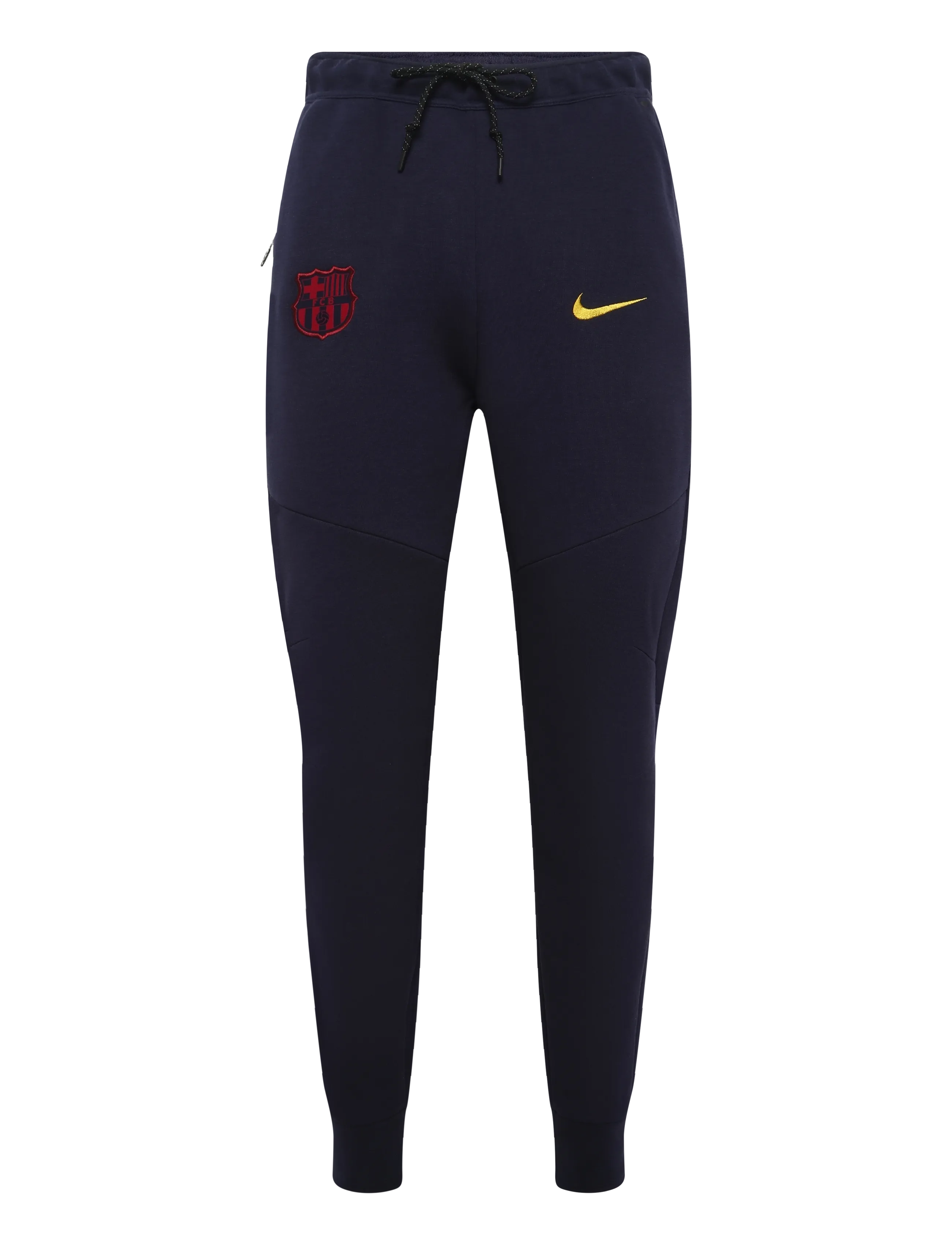 Nike F.C. Barcelona Tech Fleece Men's Nike Football Joggers - Kleidung - BLACKENED BLUE/MINERAL YELLOW / navy