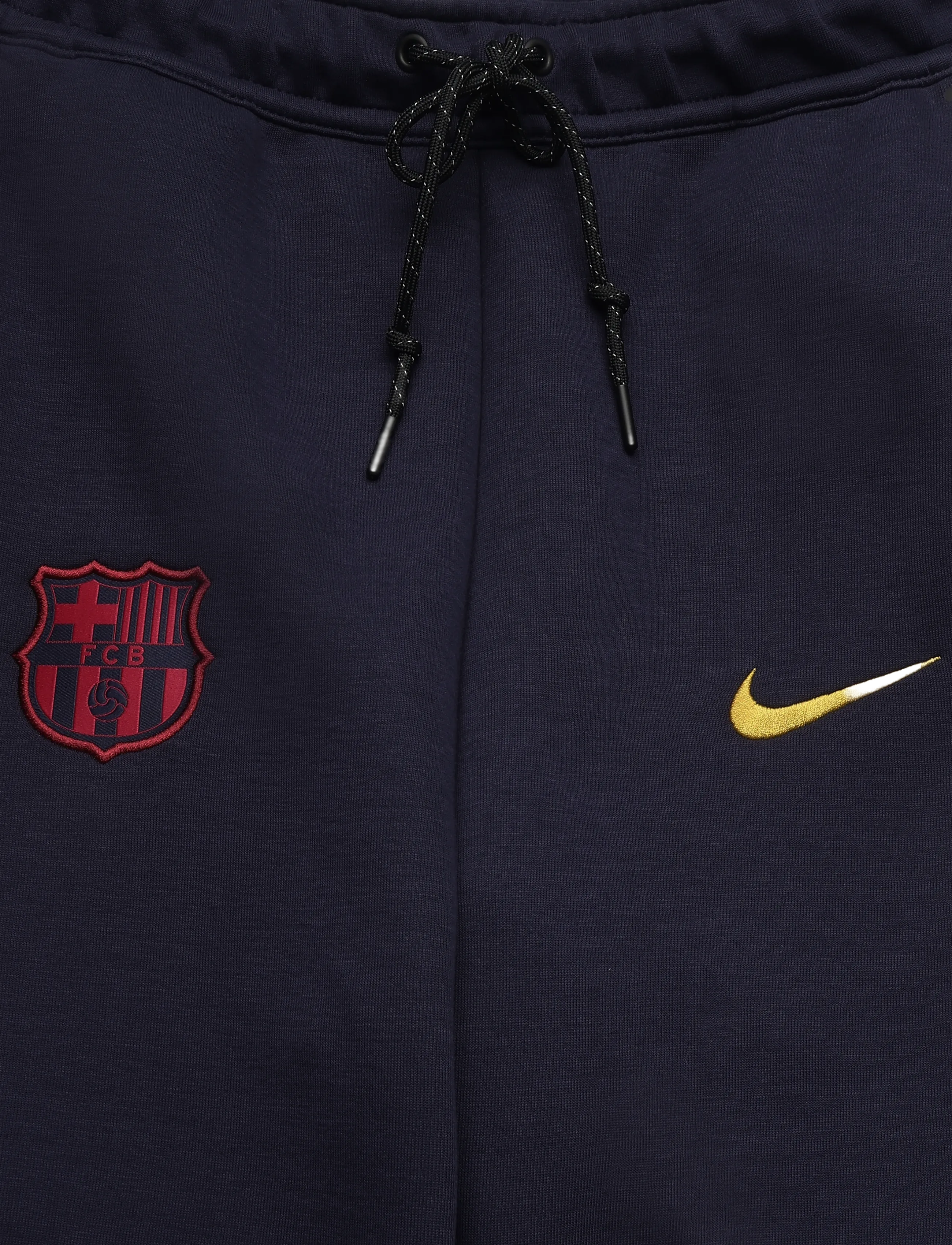 Nike - F.C. Barcelona Tech Fleece Men's Nike Football Joggers - blackened blue/mineral yellow - 3