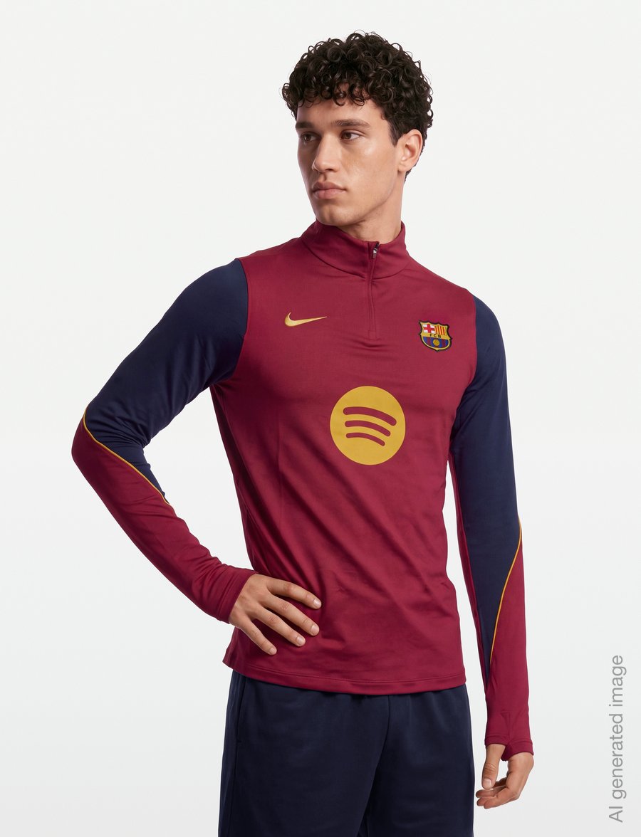 Nike - FC Barcelona DRILL TOP - fußballoberteile - noble red/mineral yellow/miner - 3