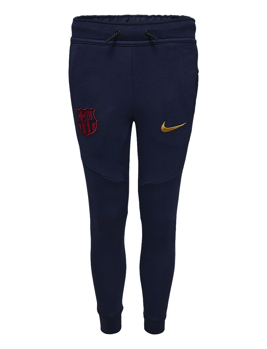 Nike - FCB B NSW TECH FLC PANT - dressipüksid - blackened blue/mineral yellow - 0