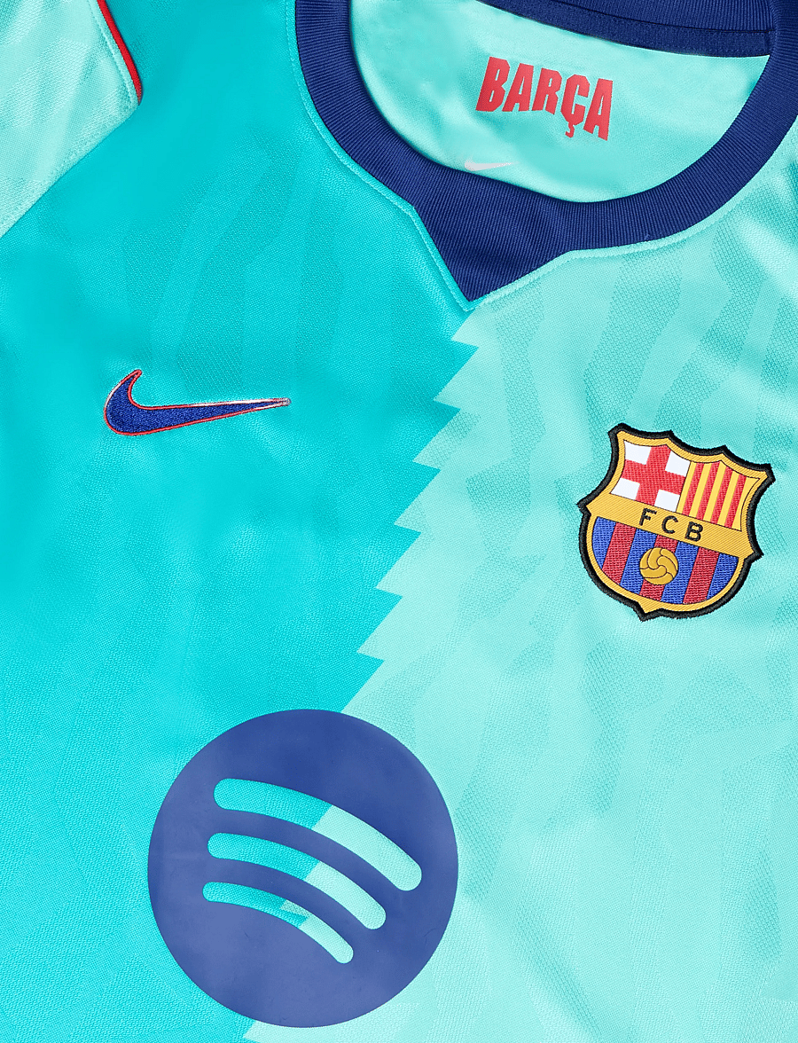 Nike - FC Barcelona Nike Dri-Fit Stadium 3rd Jersey 26/27 - fodboldtrøjer - green frost/green frost/loyal - 2