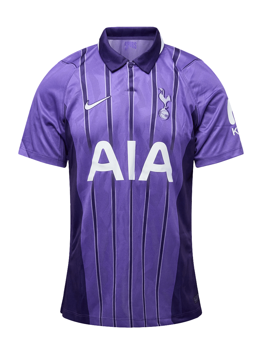 Nike - THFC MNK DF JSY SS STAD 3R - fodboldtrøjer - psychic purple/new orchid/whit - 0