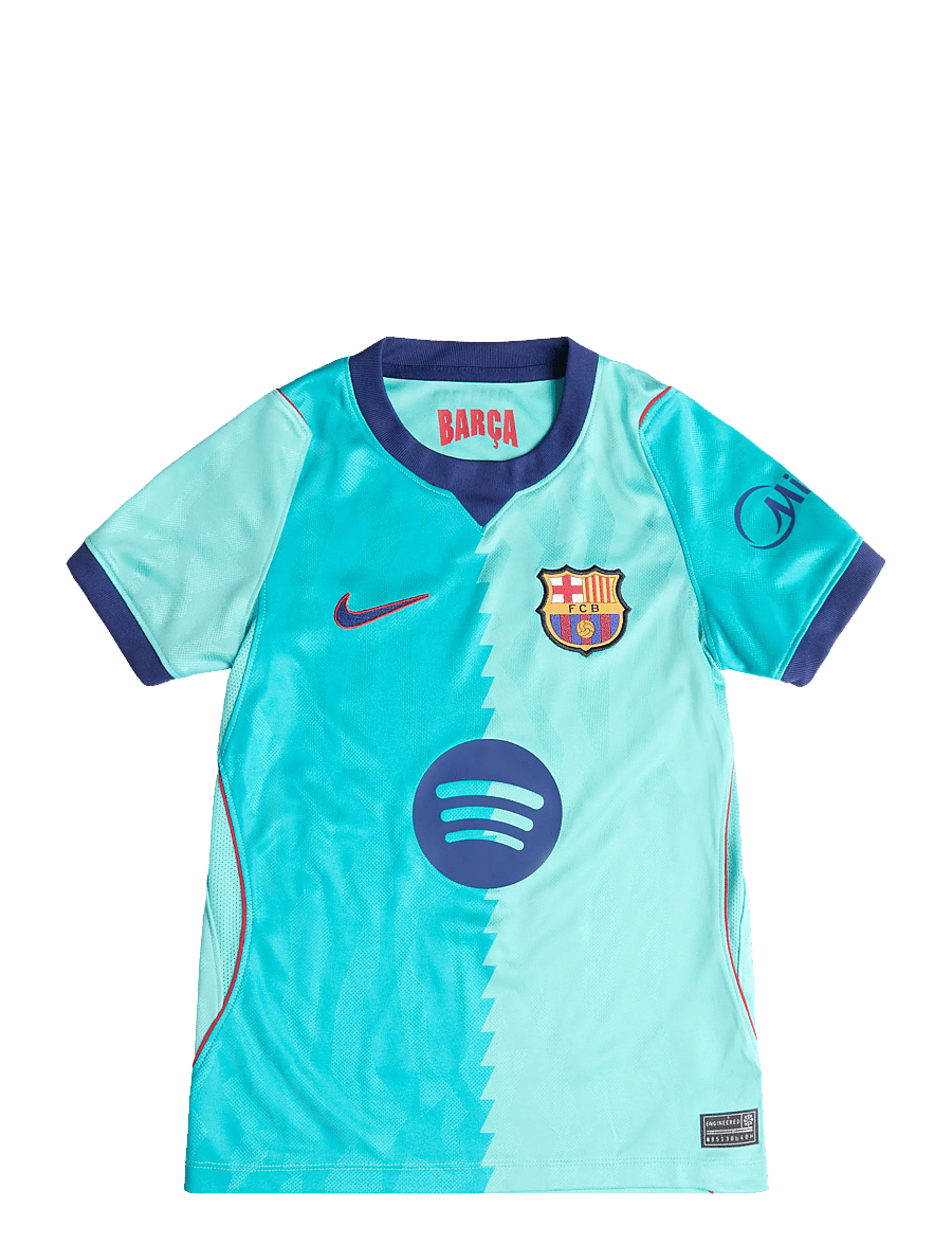Nike - FCB Y NK DF JSY SS STAD 3R - sportoberteile - green frost/green frost/loyal - 0
