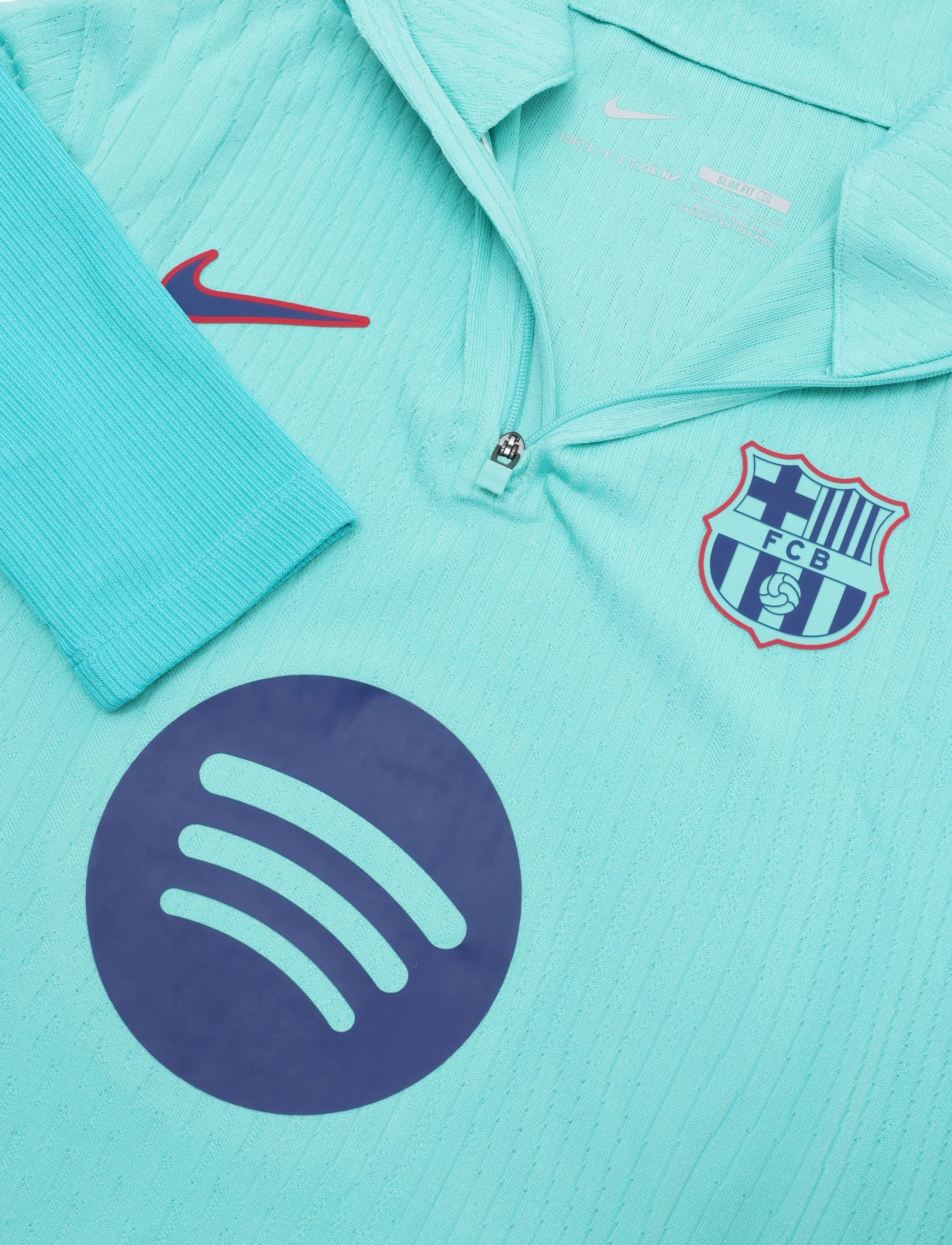 Nike - FC Barcelona Nike Dri-Fit Advanced Drill Top - pikkade varrukatega alussärgid - green frost/gym red/loyal blue - 2