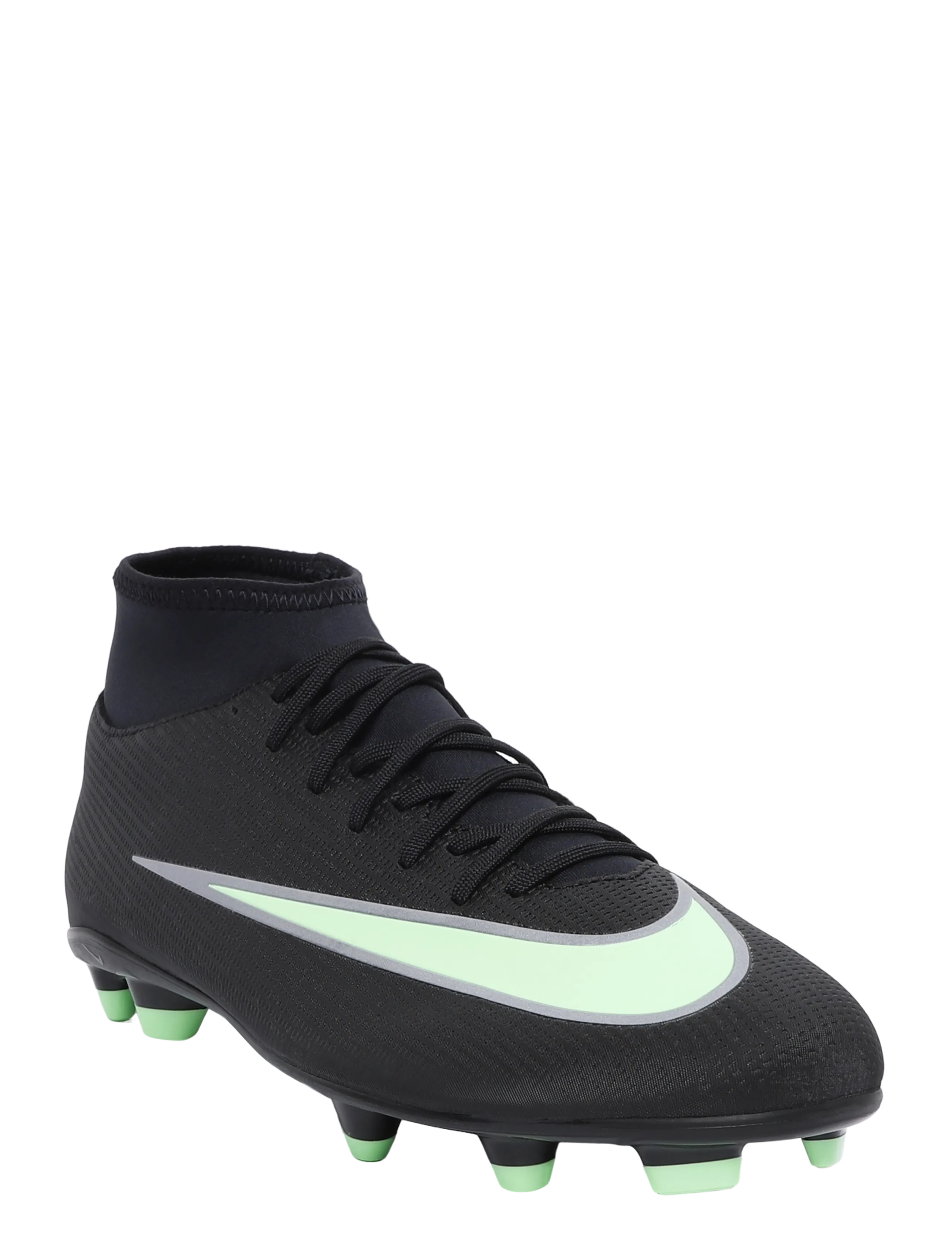 Nike SUPERFLY 11 CLUB FG/MG - Streetstyle - BLACK/ILLUSION GREEN-BLACK / black