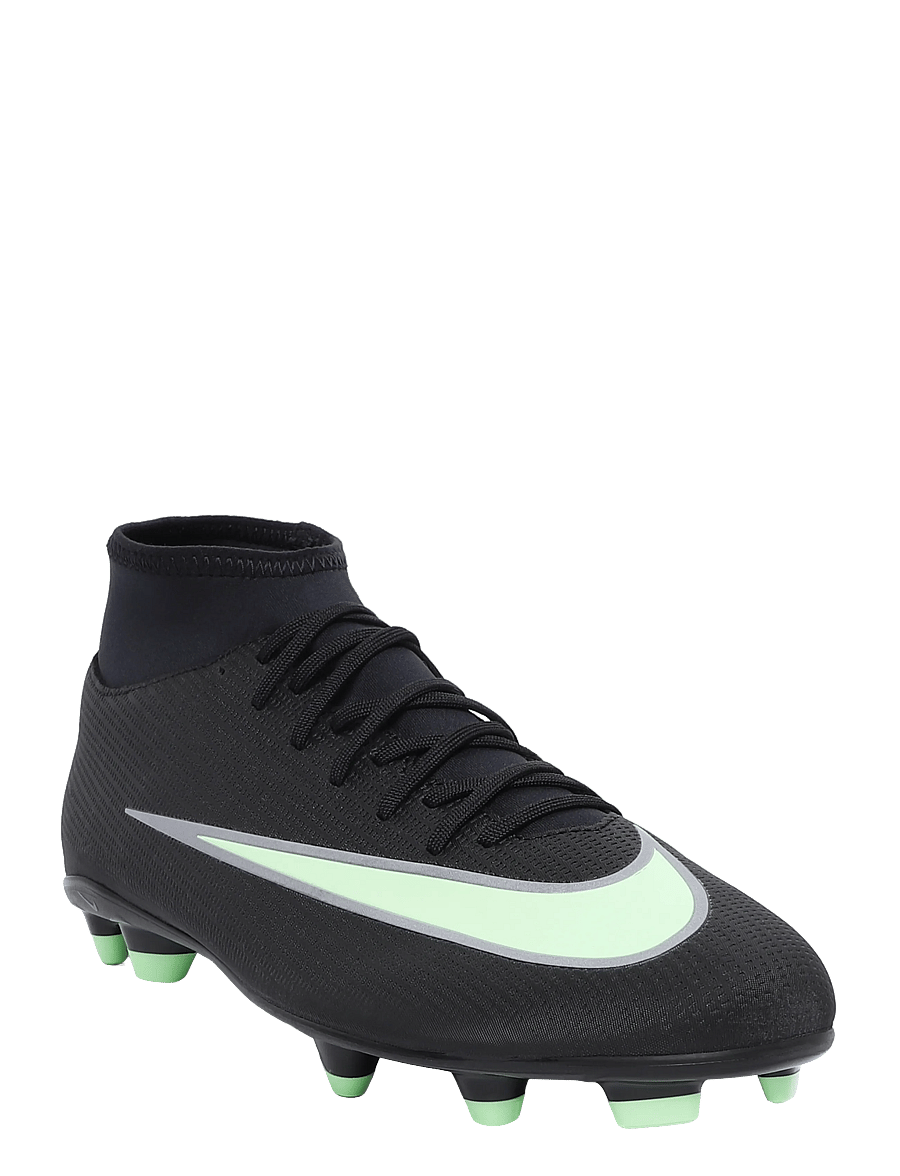 Nike - SUPERFLY 11 CLUB FG/MG - fodboldstøvler - black/illusion green-black - 0