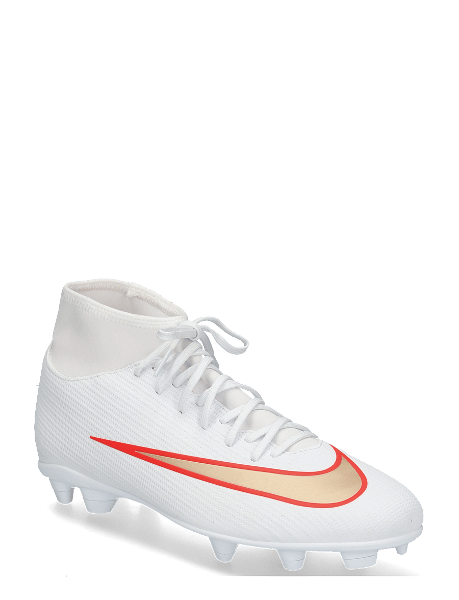 Nike - SUPERFLY 11 CLUB FG/MG - jalgpalli puutsad - white/blur-bright crimson - 0