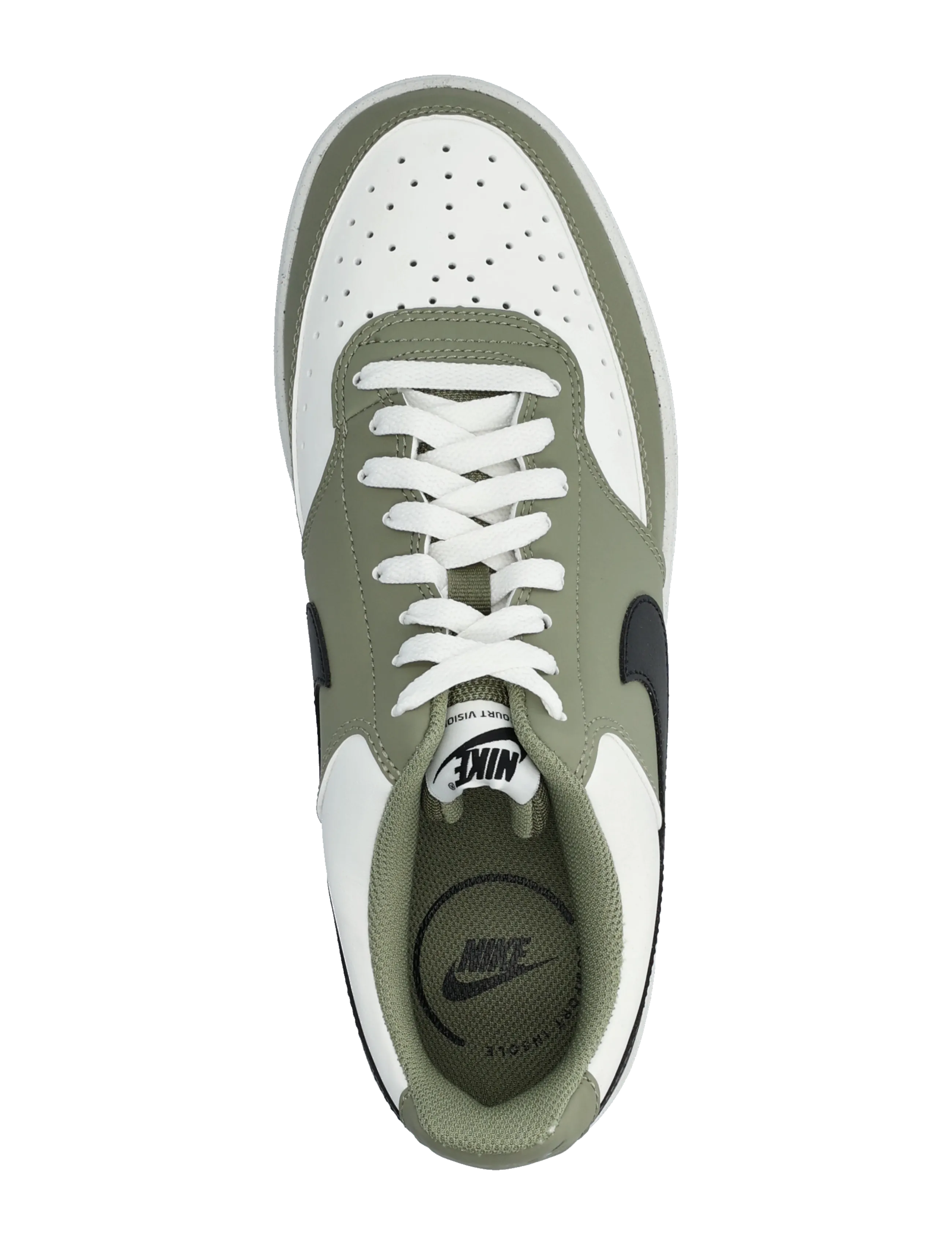 Nike - NIKE COURT VISION LO P NBK - herbstersparnisse - summit white/black-silver sage - 3