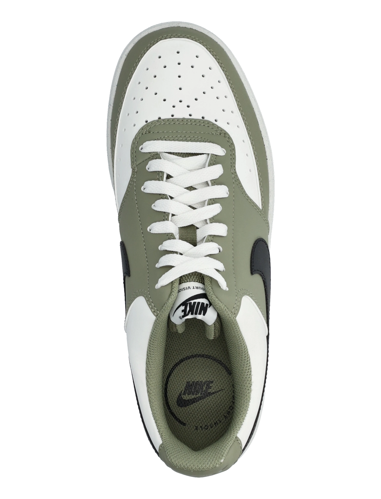 Nike - NIKE COURT VISION LO P NBK - niedriger schnitt - summit white/black-silver sage - 3