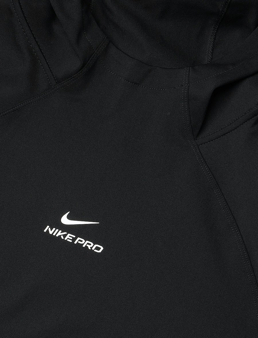 Nike - M NP DF NPT MIDLAYER TOP - huvtröjor - black/white - 2