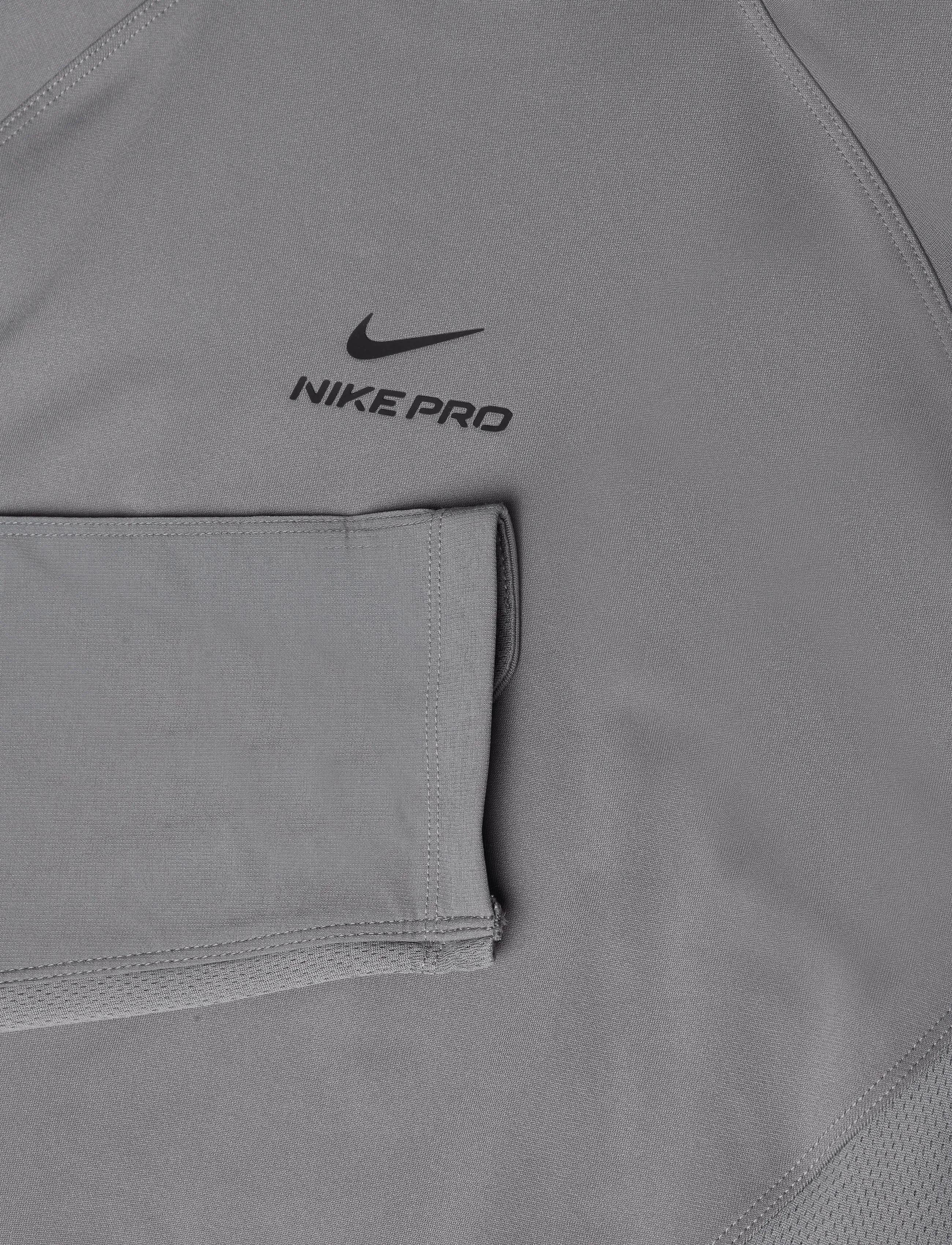Nike - M NP DF NPT MIDLAYER TOP - smoke grey/black - 2