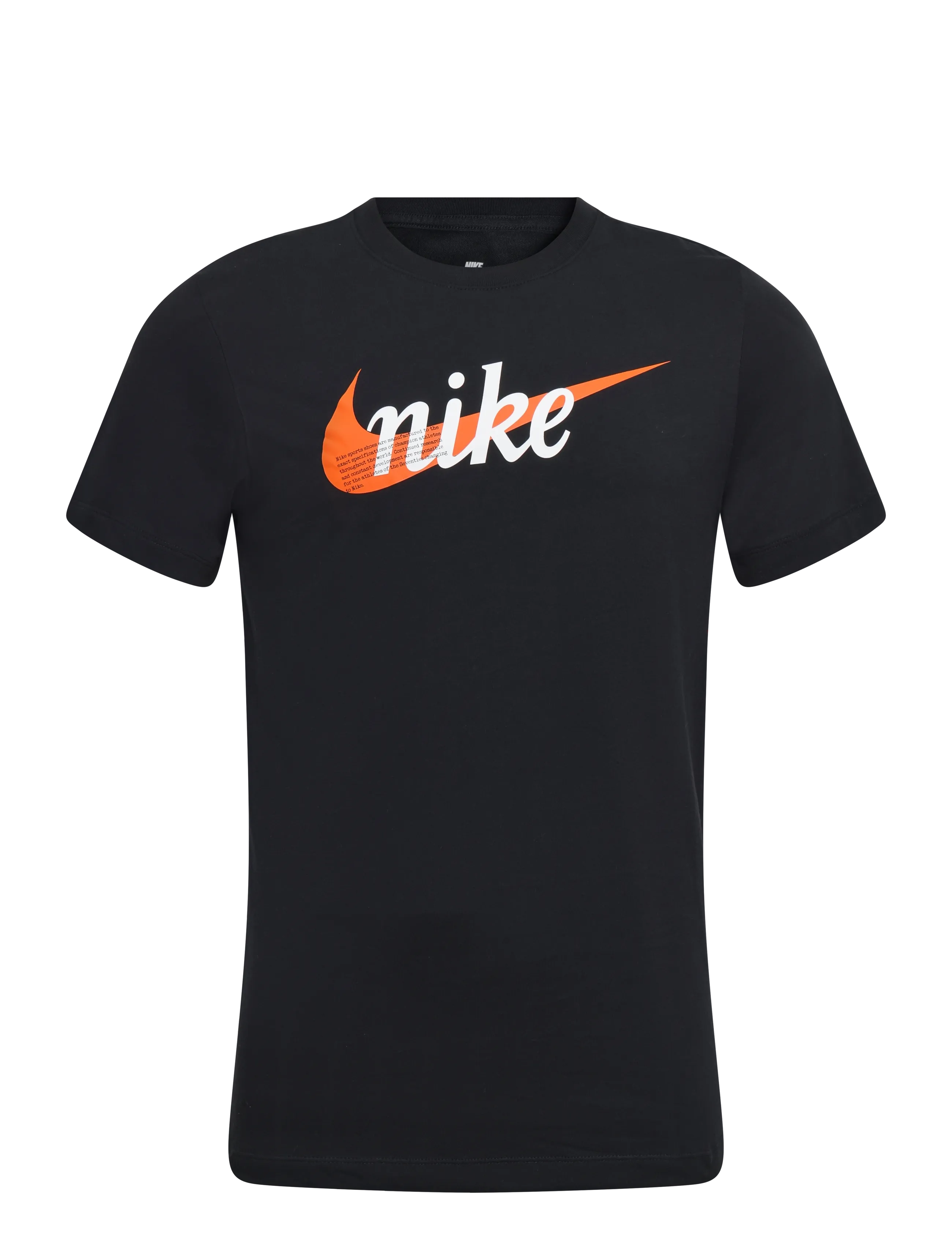Nike M NSW TEE STD CLUB CNCT BRND - Vis alt - BLACK / black