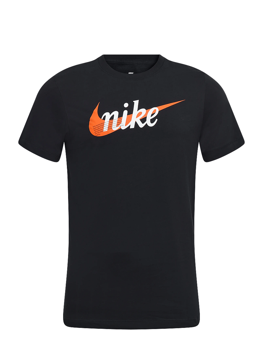 Nike - M NSW TEE STD CLUB CNCT BRND - t-shirts - black - 0