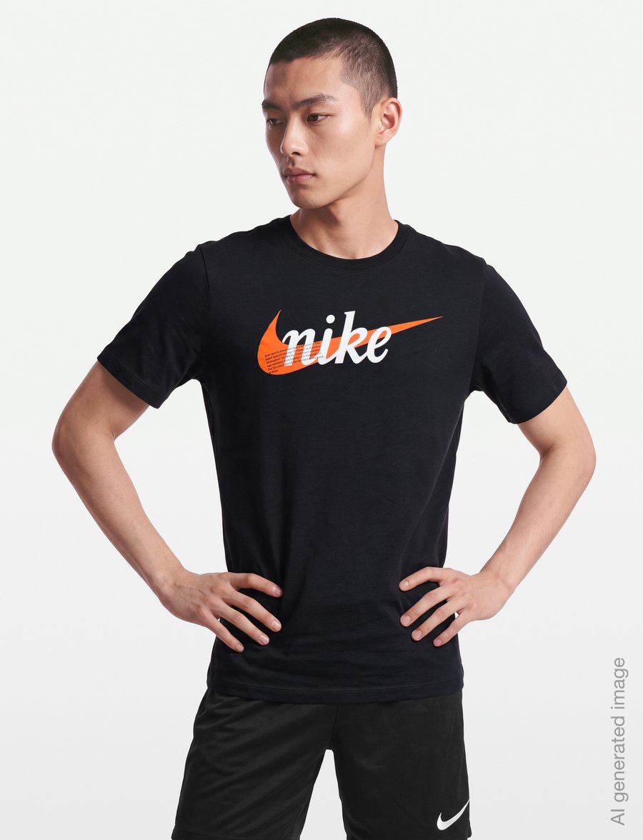 Nike - M NSW TEE STD CLUB CNCT BRND - tops & t-shirts - black - 3
