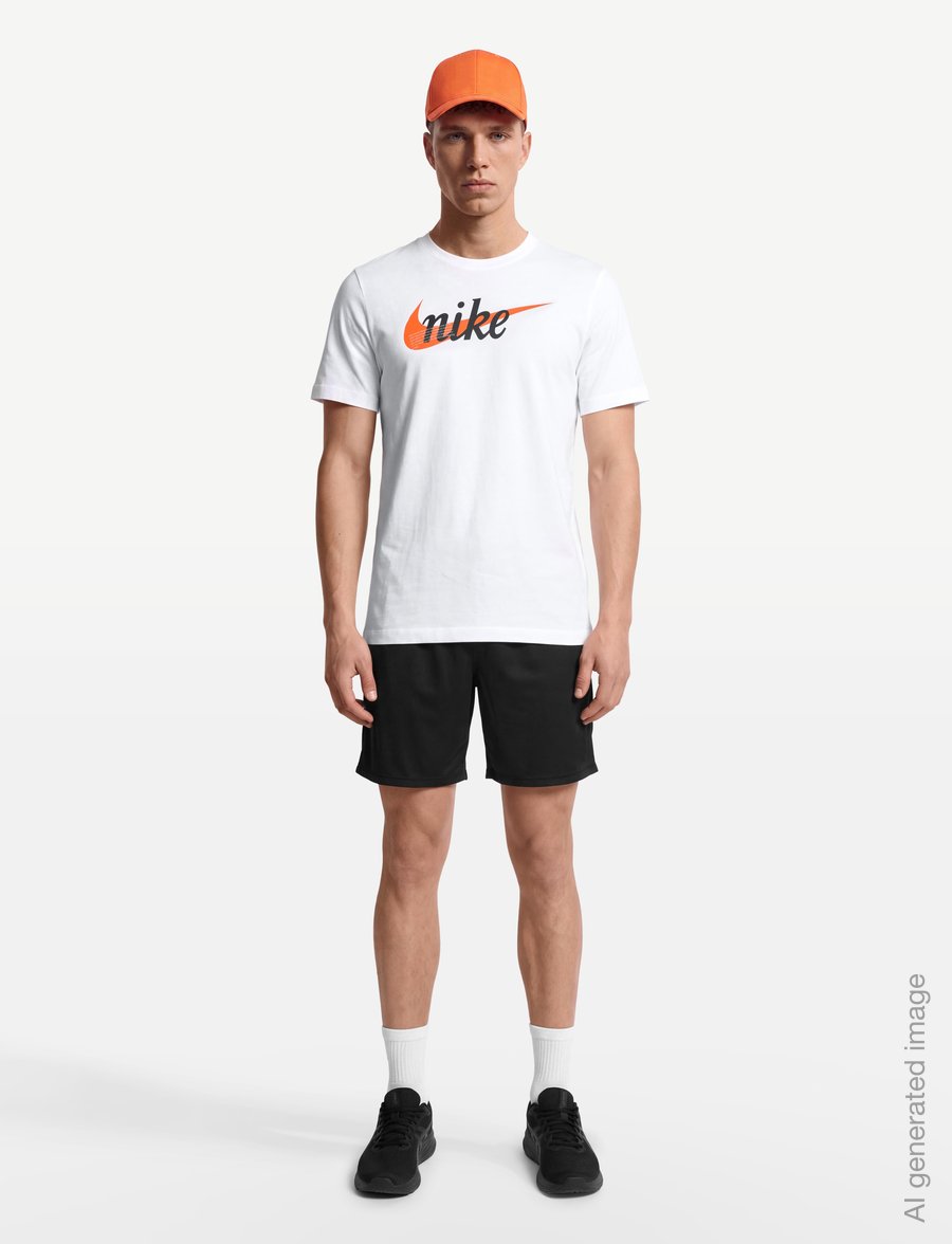 Nike - M NSW TEE STD CLUB CNCT BRND - t-shirts - white - 0