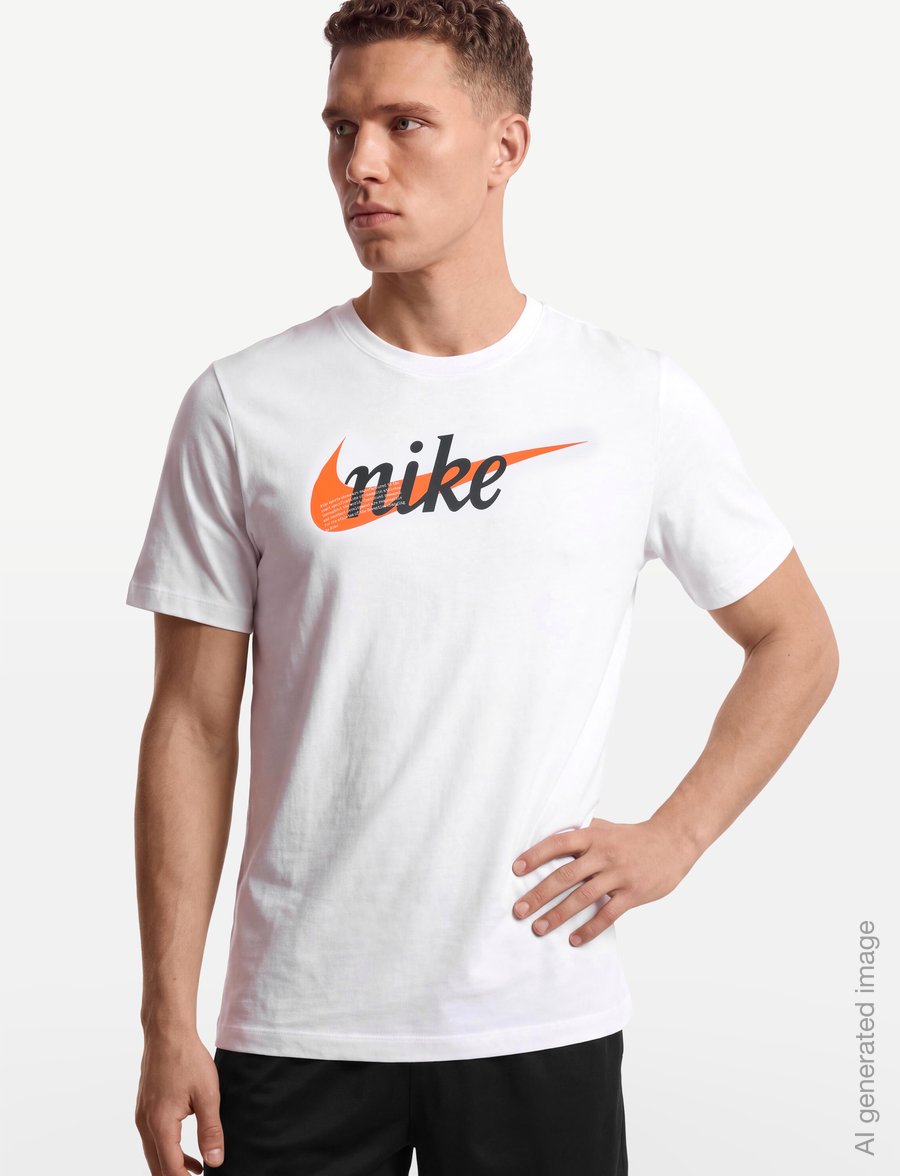 Nike - M NSW TEE STD CLUB CNCT BRND - t-shirts - white - 3