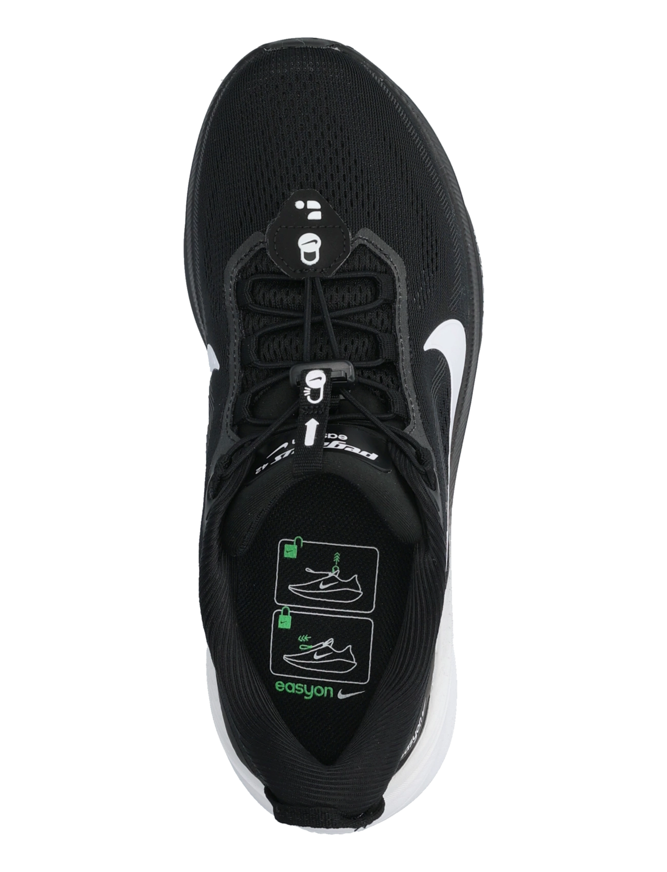 Nike - PEGASUS 42 EASYON - black/white-dk smoke grey - 3