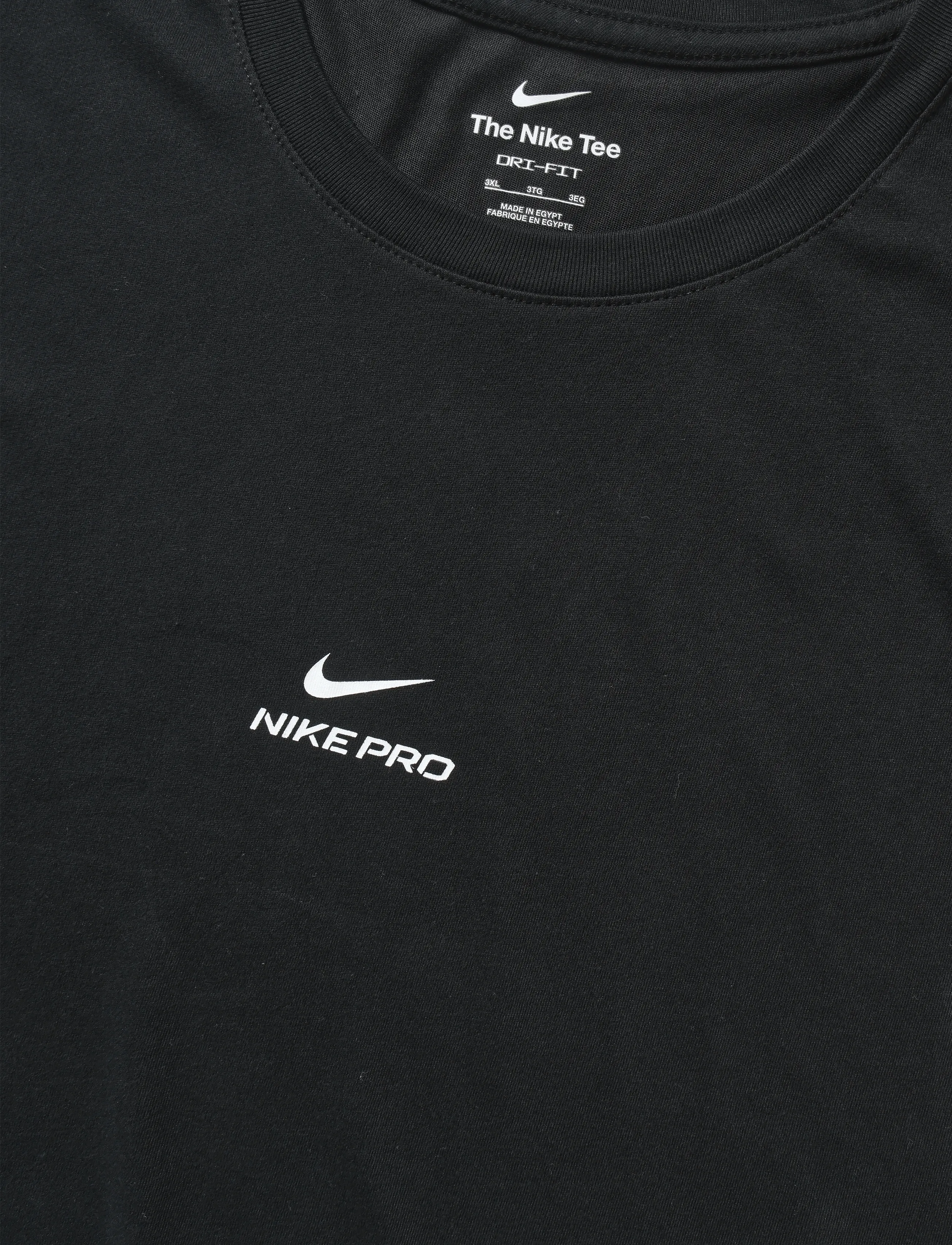 Nike - M NK DF TEE STD SL NIKE PRO - black/white - 2