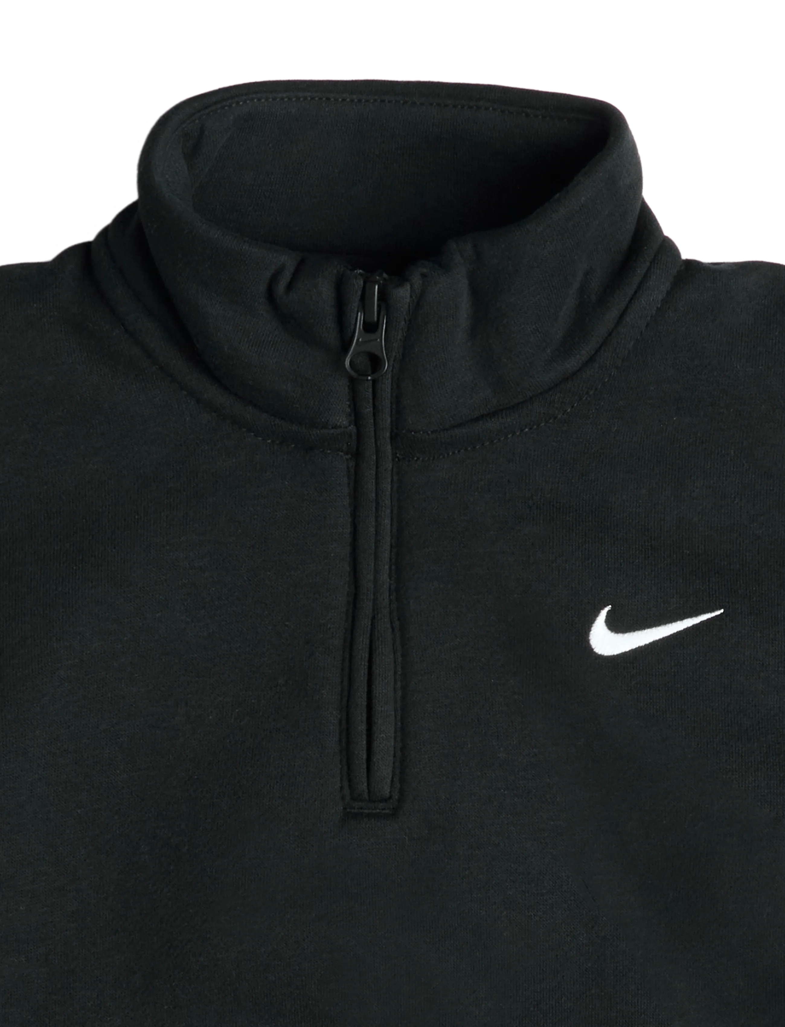 Nike - G NSW STUDIO FLC QZ OS TOP - dressipluusid - black/white - 2