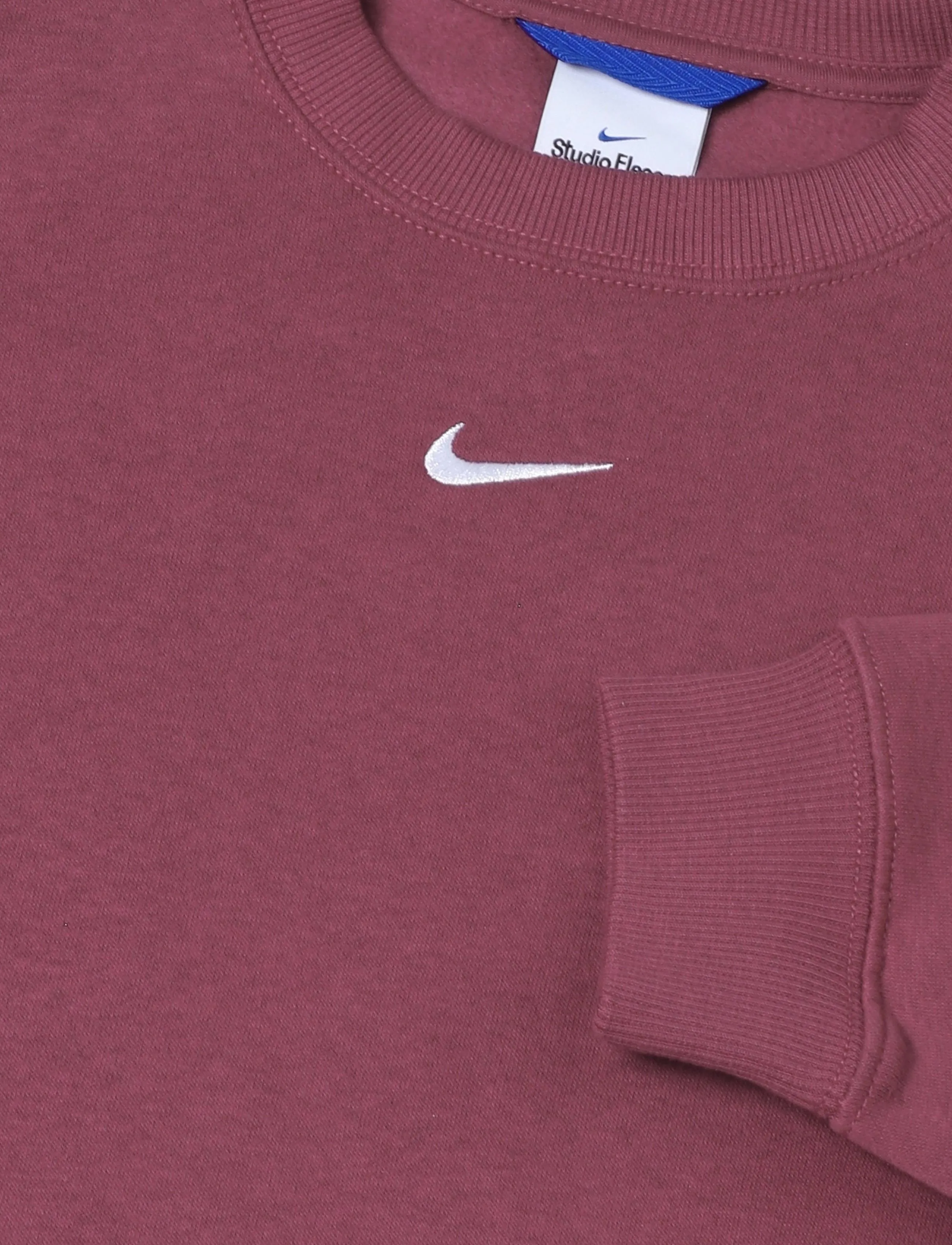 Nike - G NSW STUDIO FLC BXY OS LBR - sweatshirts - pink smoke/white - 2