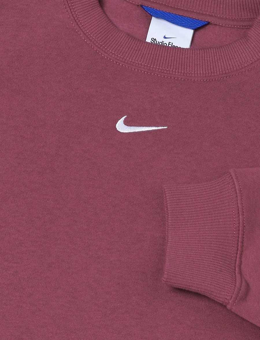 Nike - G NSW STUDIO FLC BXY OS LBR - sweatshirts - pink smoke/white - 2