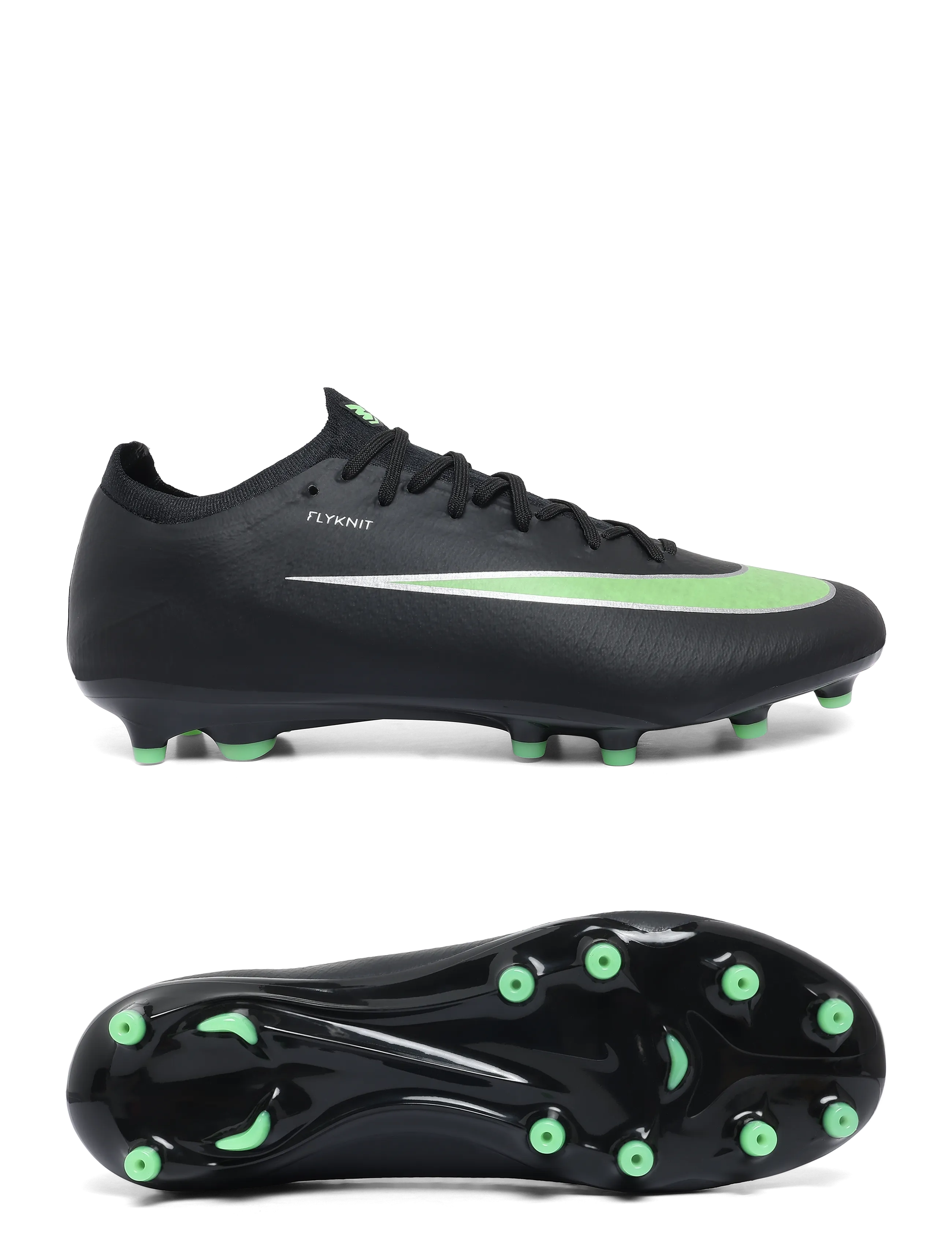 Nike VAPOR 17 PRO AG - Football boots - BLACK/ILLUSION GREEN-BLACK / black