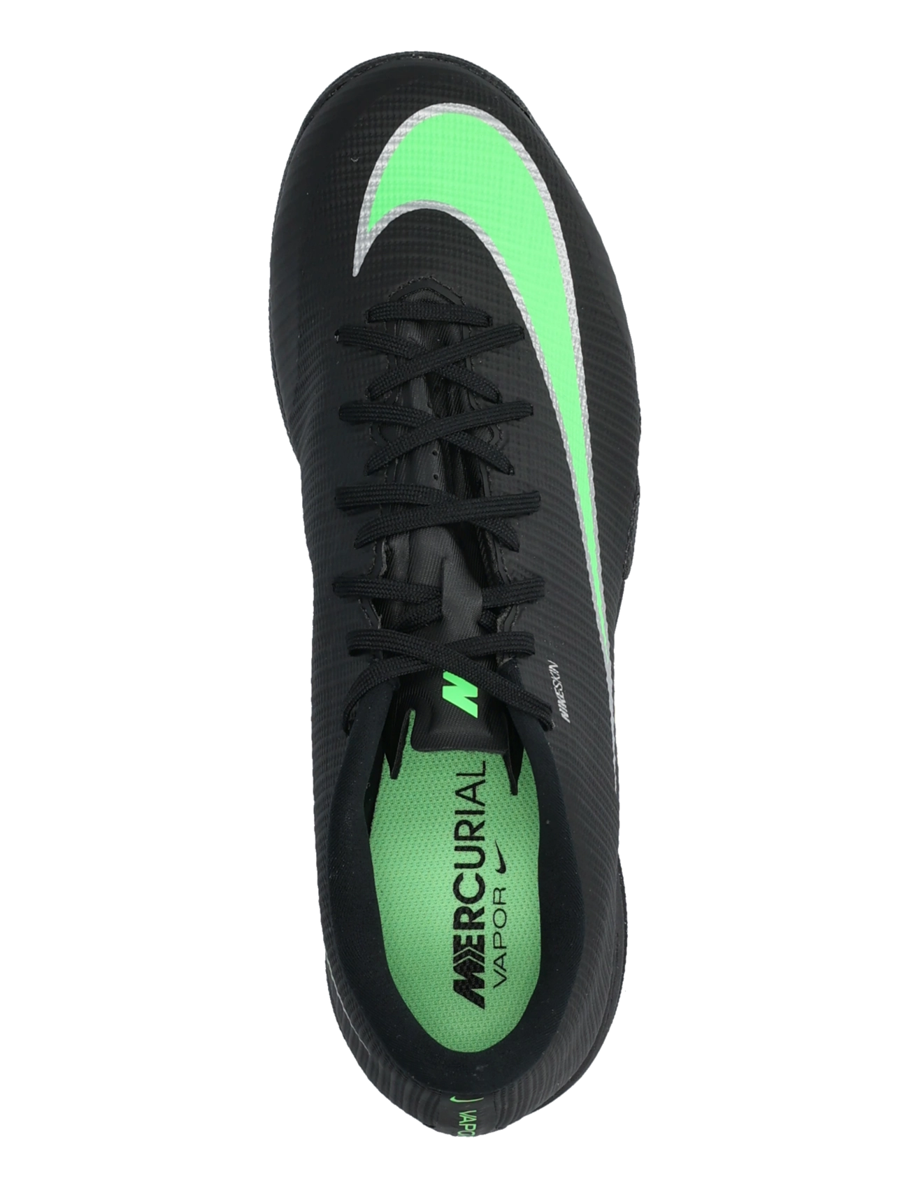 Nike - VAPOR 17 ACADEMY IC - indoor sports shoes - black/illusion green-black - 3