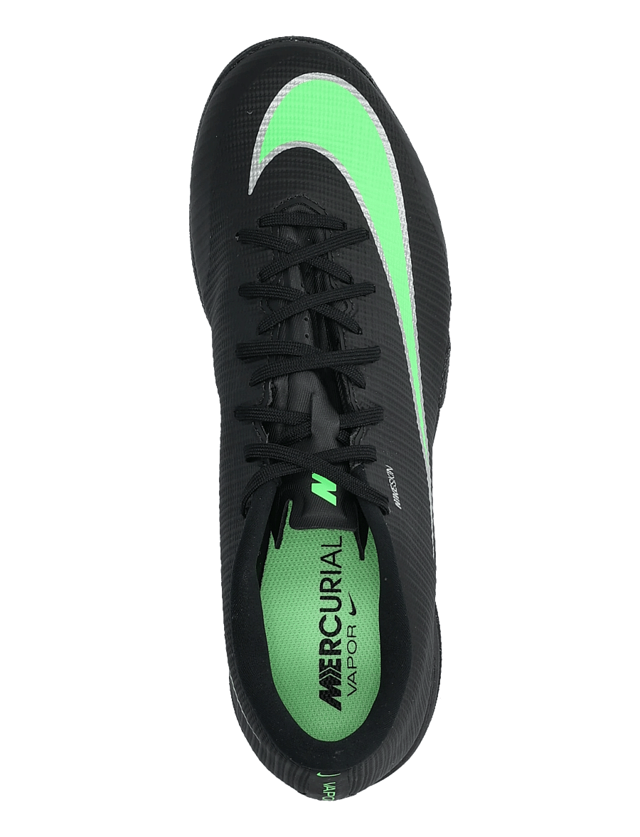 Nike - VAPOR 17 ACADEMY IC - indoor sports shoes - black/illusion green-black - 3