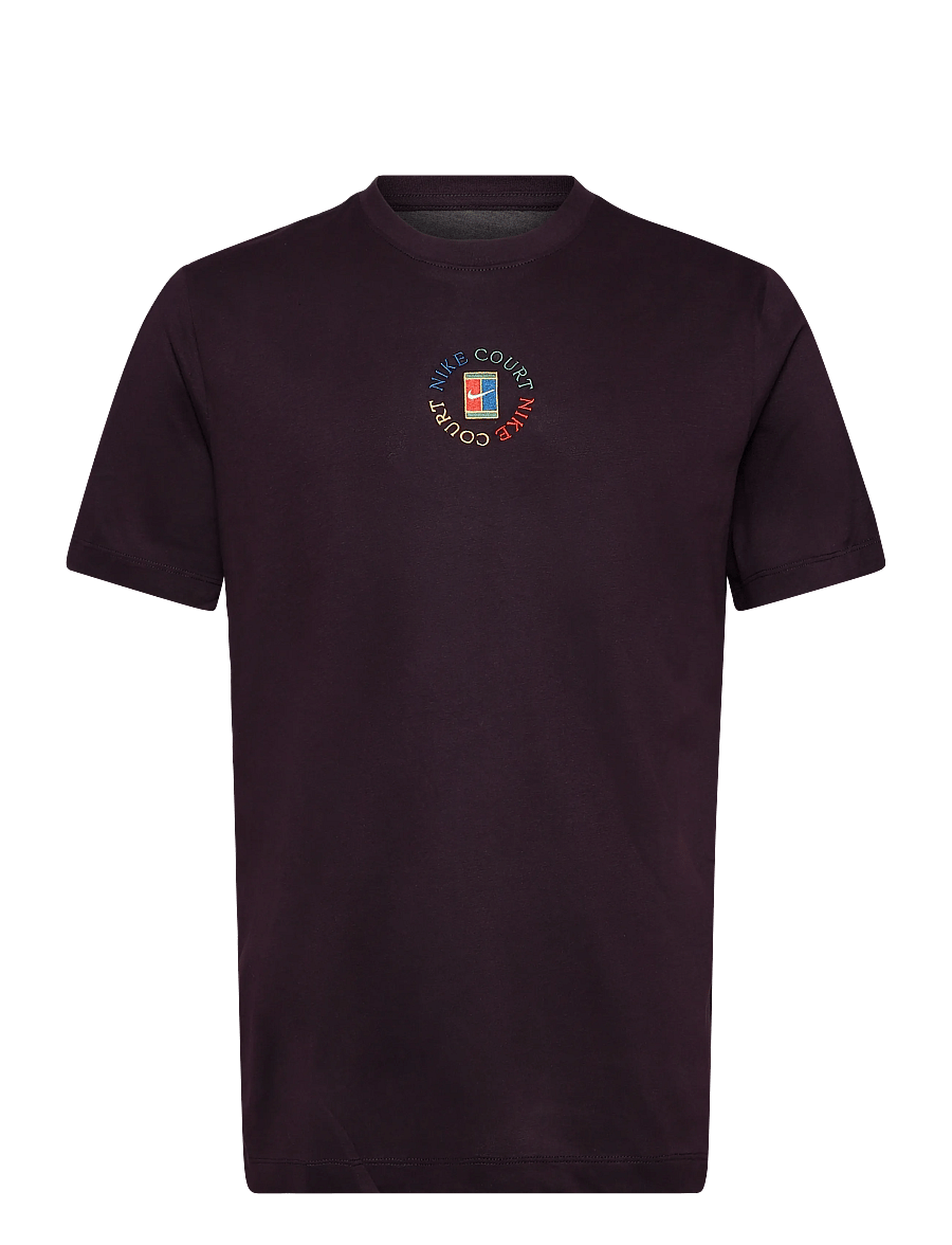 Nike - M NKCT DF TEE STD HERITAGE - oberteile & t-shirts - burgundy ash - 0