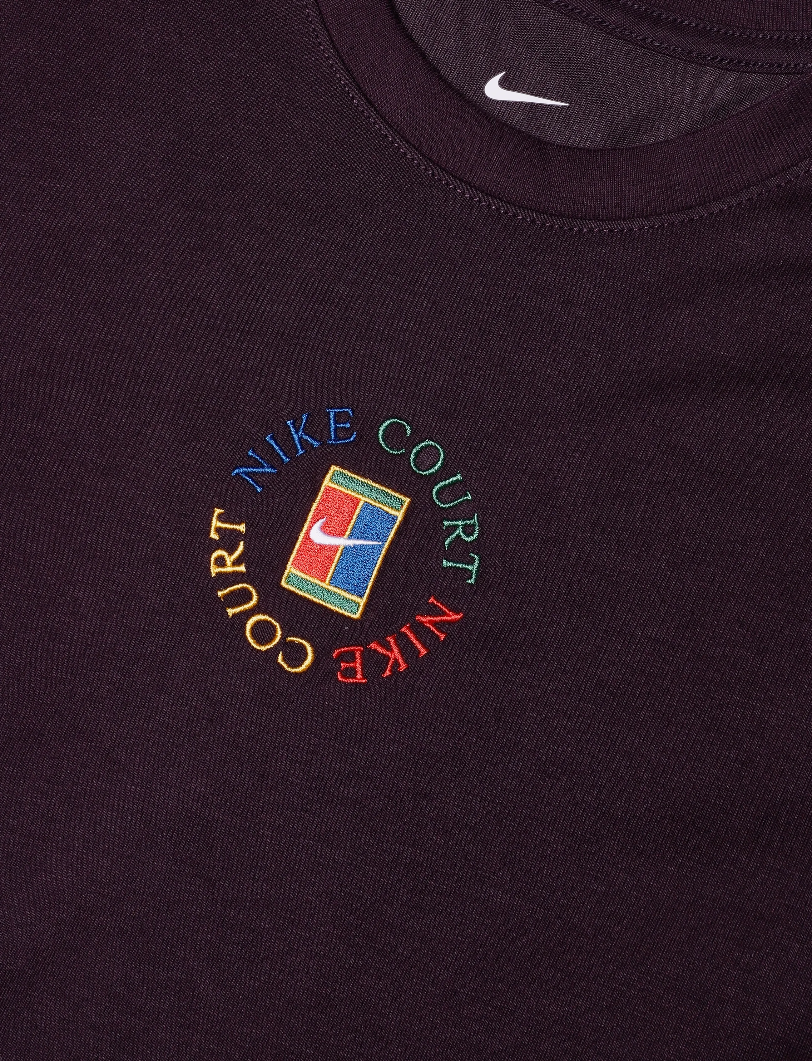 Nike - M NKCT DF TEE STD HERITAGE - oberteile & t-shirts - burgundy ash - 2