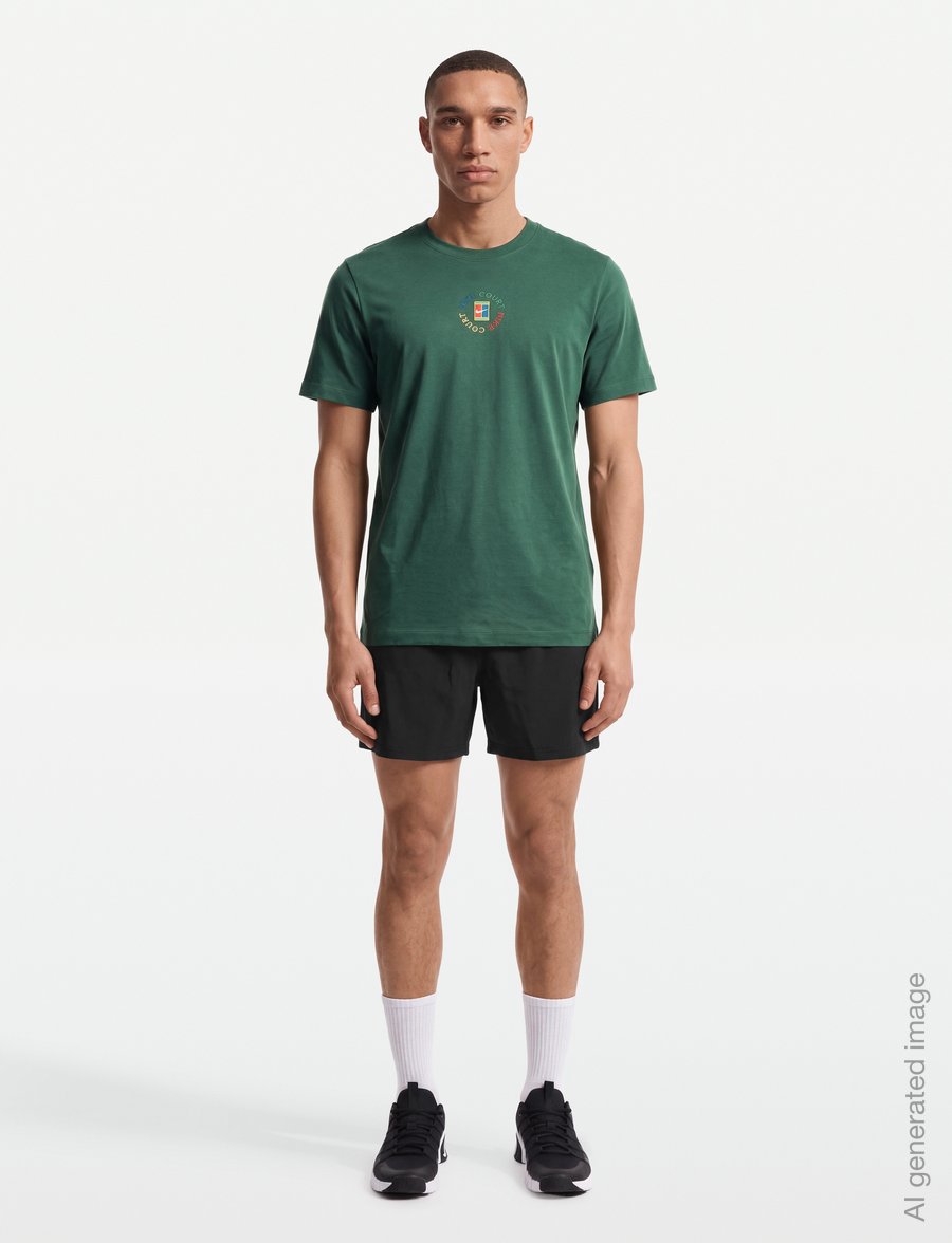 Nike - M NKCT DF TEE STD HERITAGE - oberteile & t-shirts - fir - 0