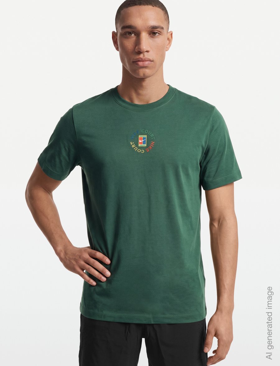 Nike - M NKCT DF TEE STD HERITAGE - oberteile & t-shirts - fir - 3