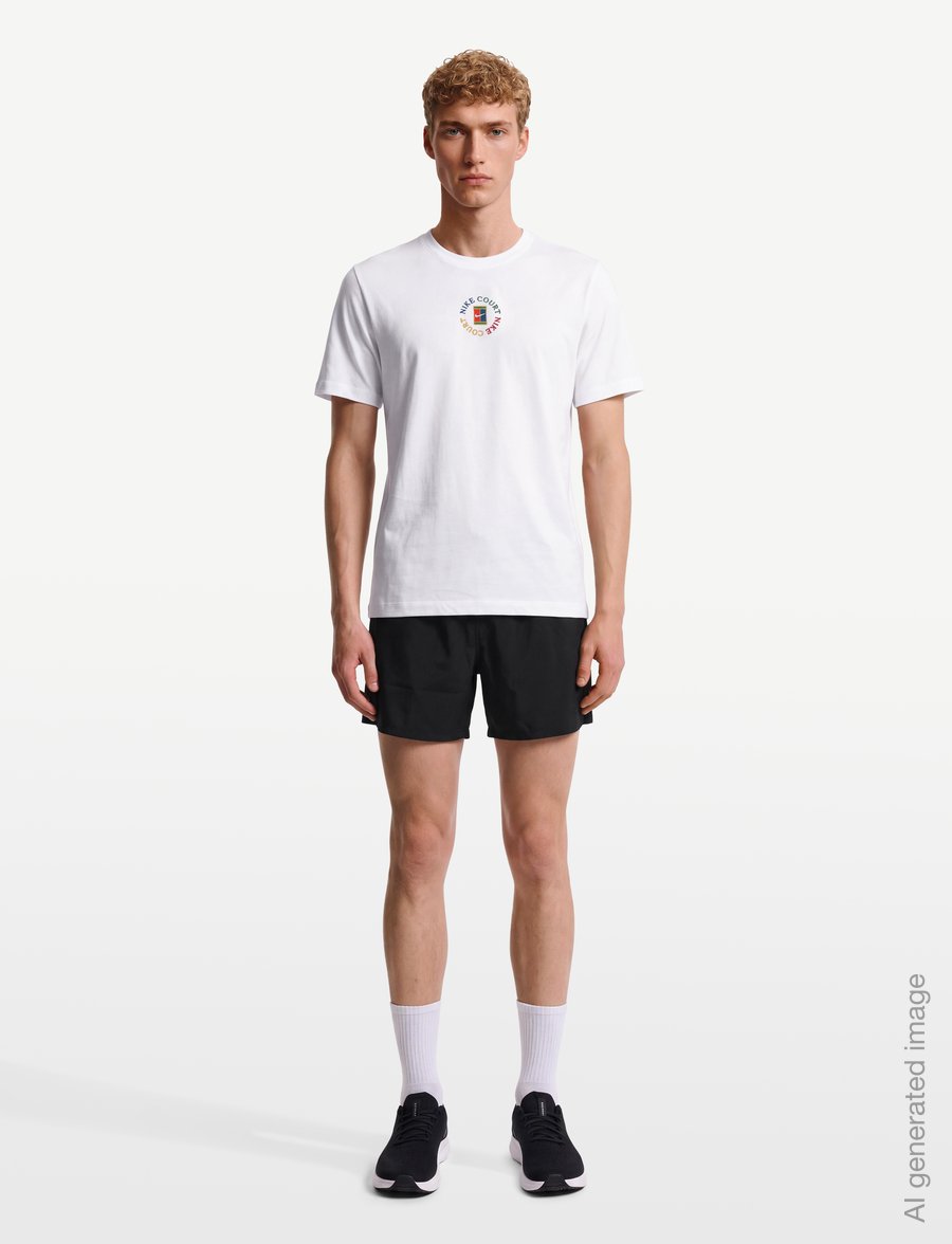 Nike - M NKCT DF TEE STD HERITAGE - oberteile & t-shirts - white - 0