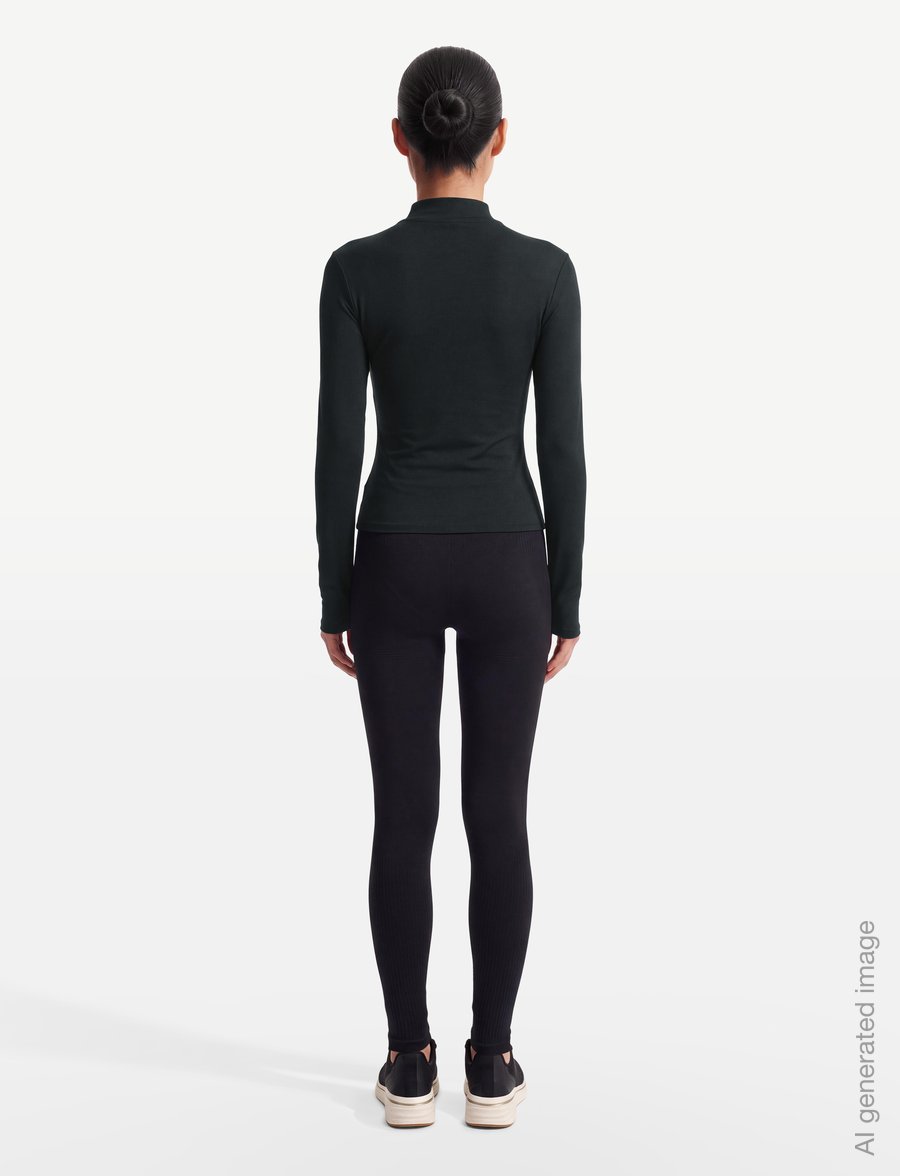 Nike - Nike One Dri-Fit Fitted Jacket - training jackets - black/white - 4