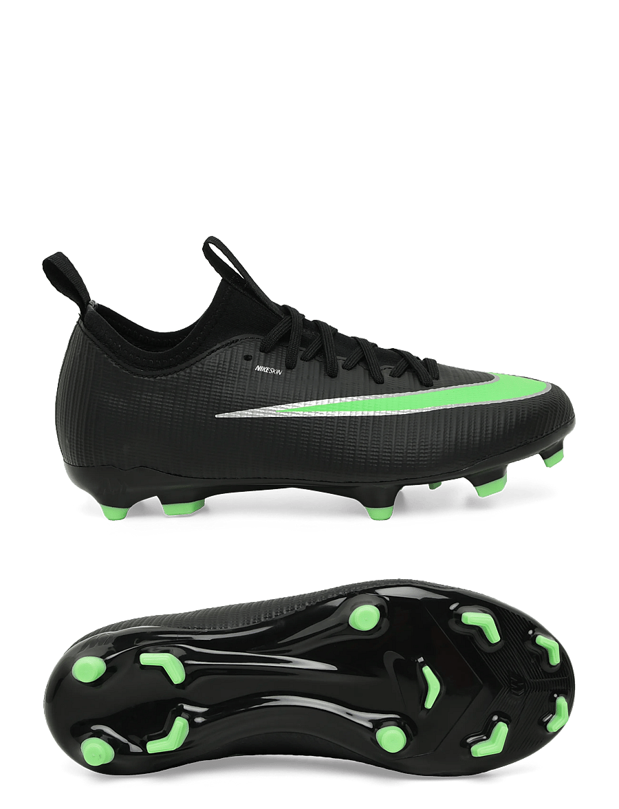 Nike - JR VAPOR 17 ACADEMY FG/MG - fußballstiefel - black/illusion green-black - 0