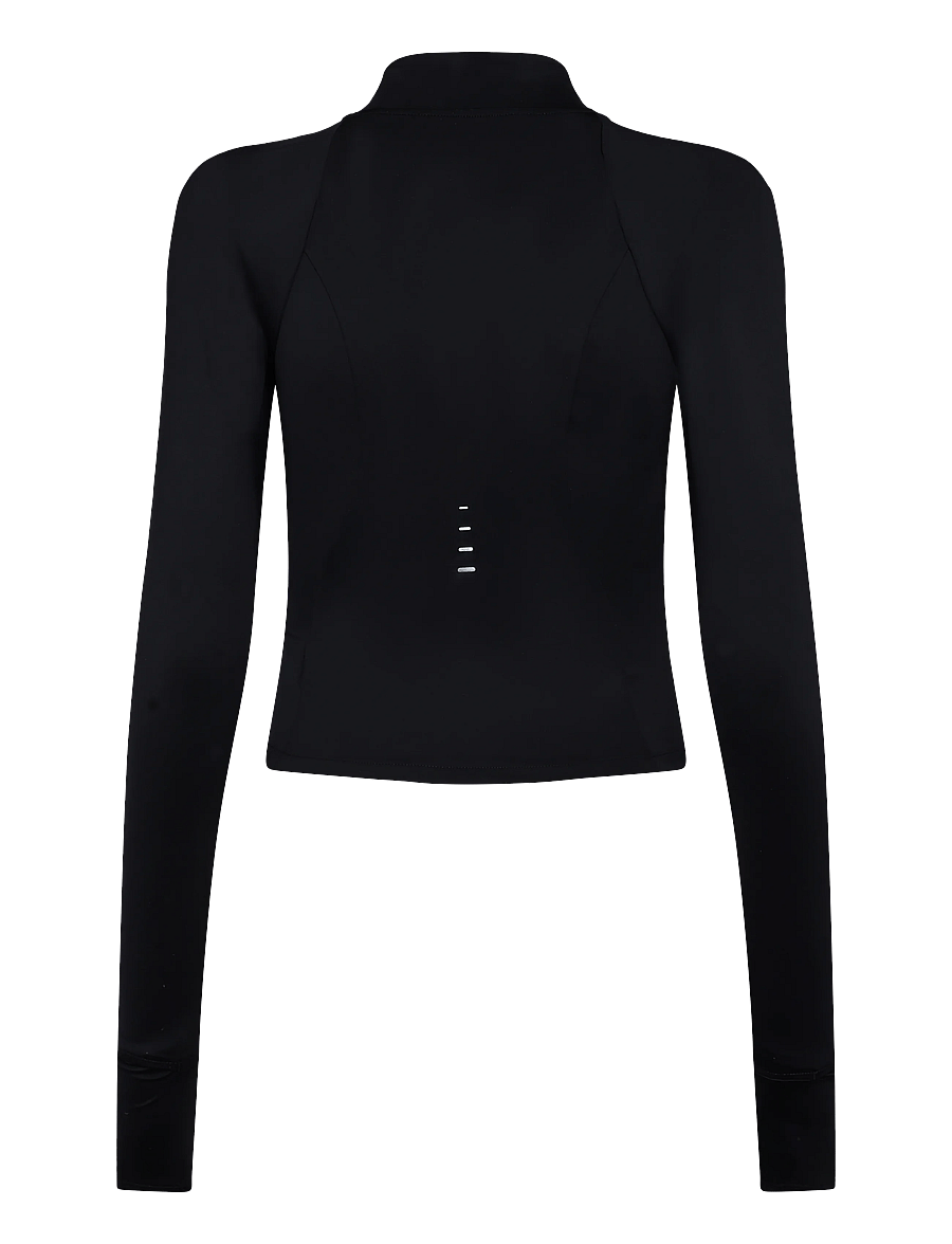 Nike - W NK SWIFT DF FZ JKT - träningsjackor - black/reflective silv - 1