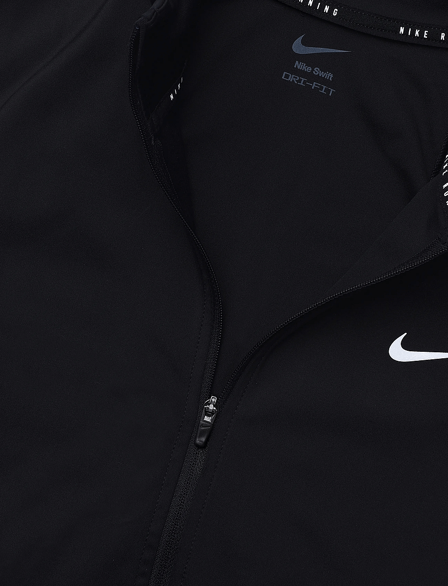 Nike - W NK SWIFT DF FZ JKT - träningsjackor - black/reflective silv - 2