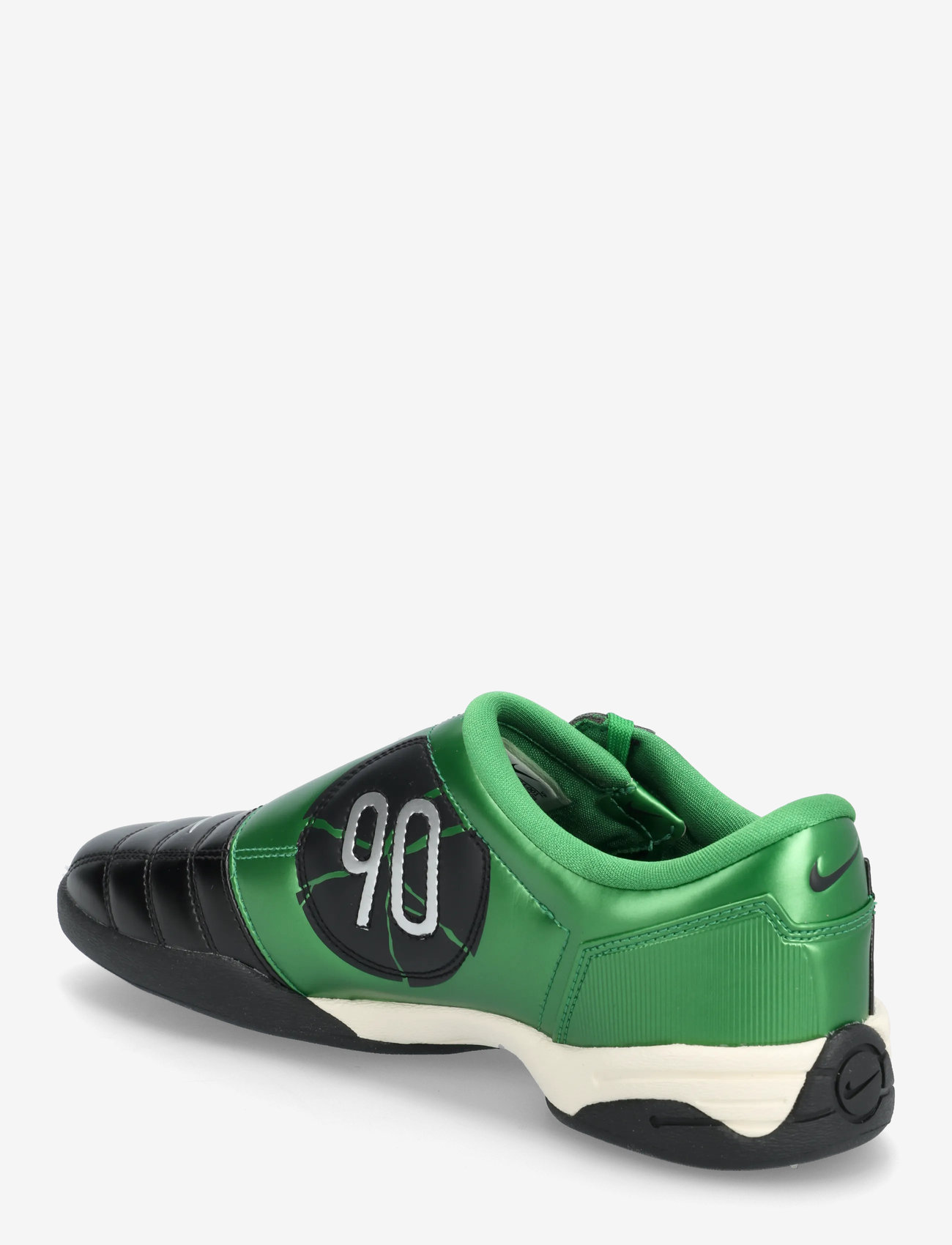 Nike - TOTAL 90 SP QUIT THE RAGE - lave sneakers - black/metallic silver-apple green - 2