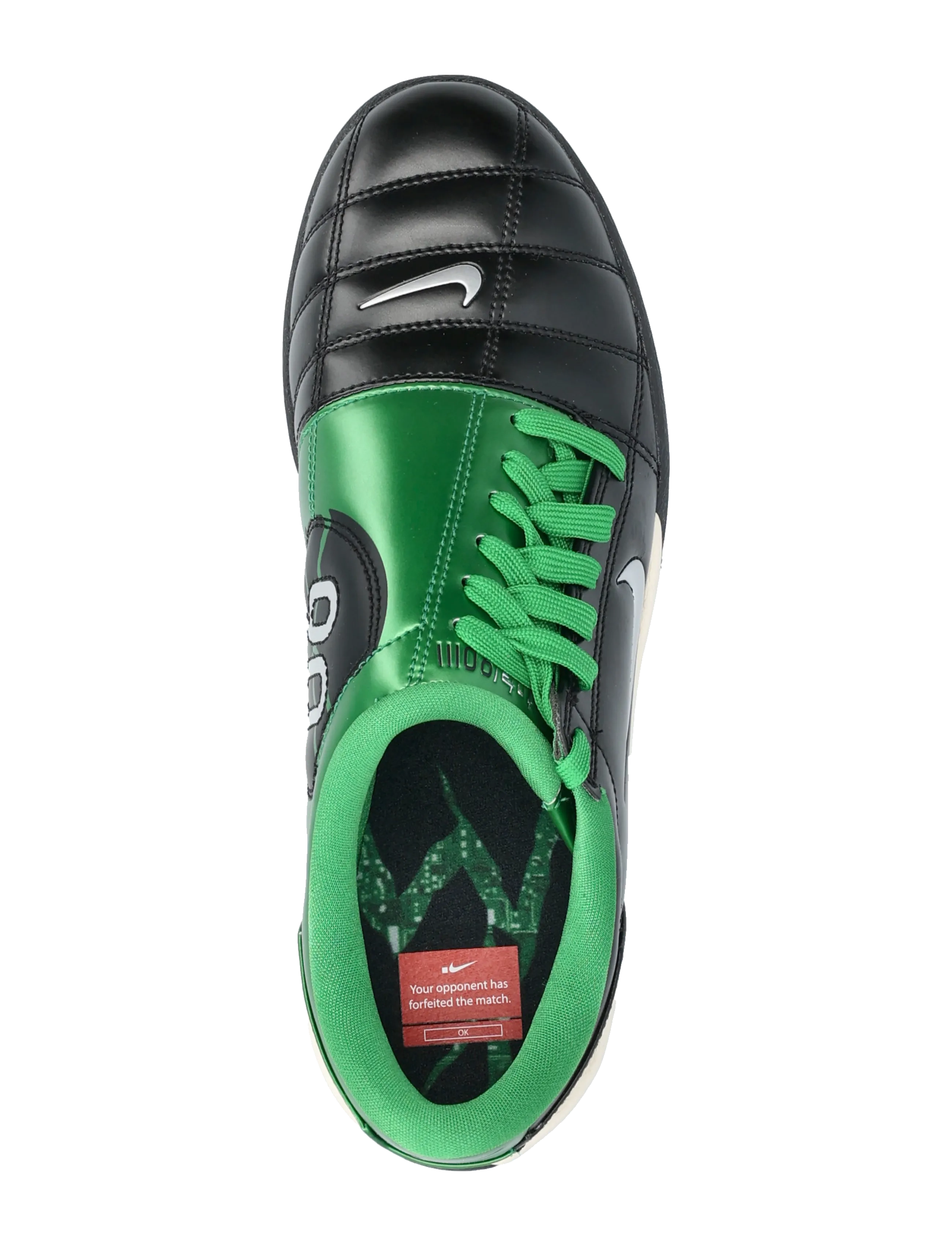 Nike - TOTAL 90 SP QUIT THE RAGE - niedriger schnitt - black/metallic silver-apple green - 3